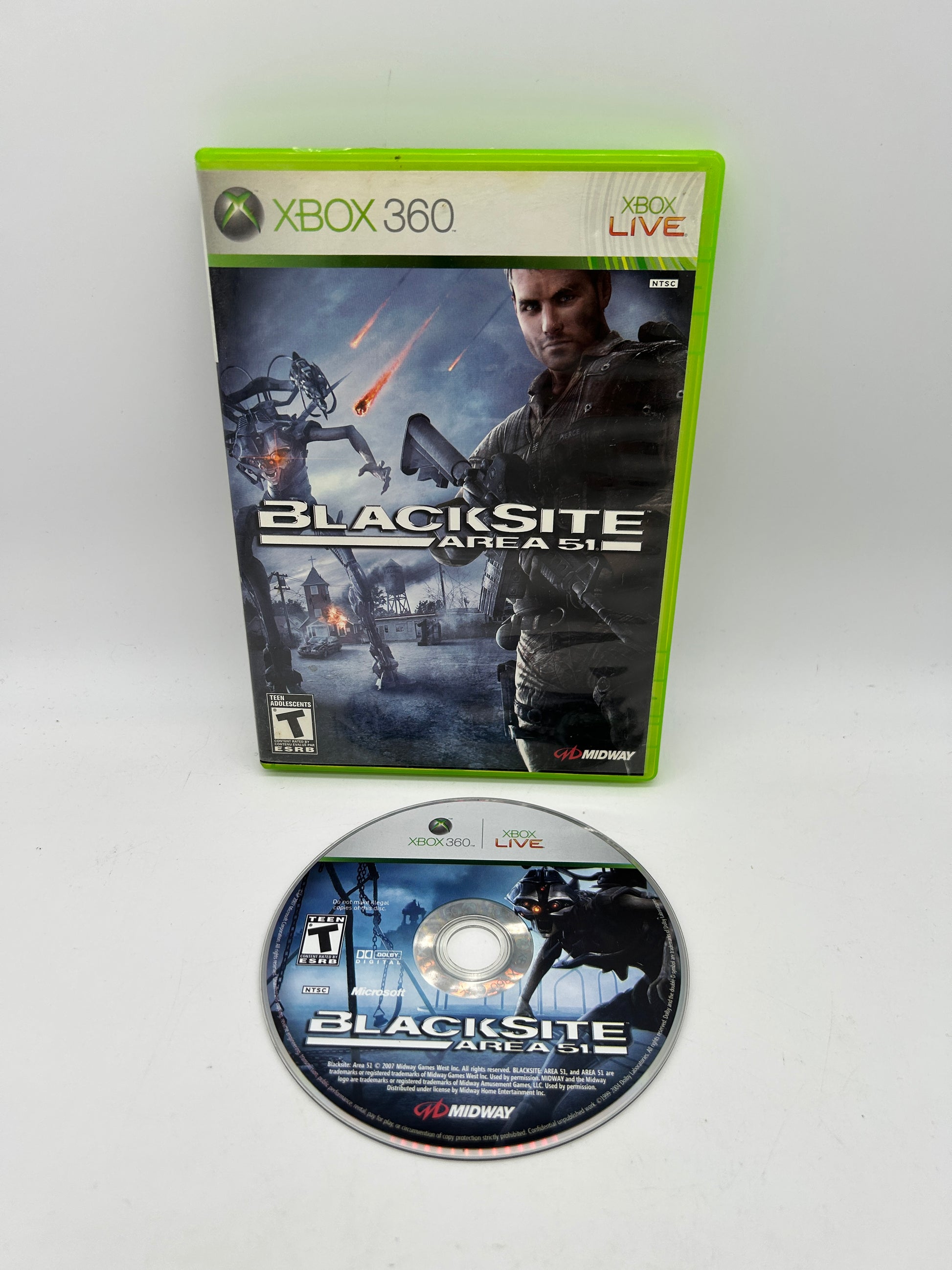 PiXEL-RETRO.COM : MICROSOFT XBOX 360 COMPLETE CIB BOX MANUAL GAME NTSC BLACKSITE AREA 51