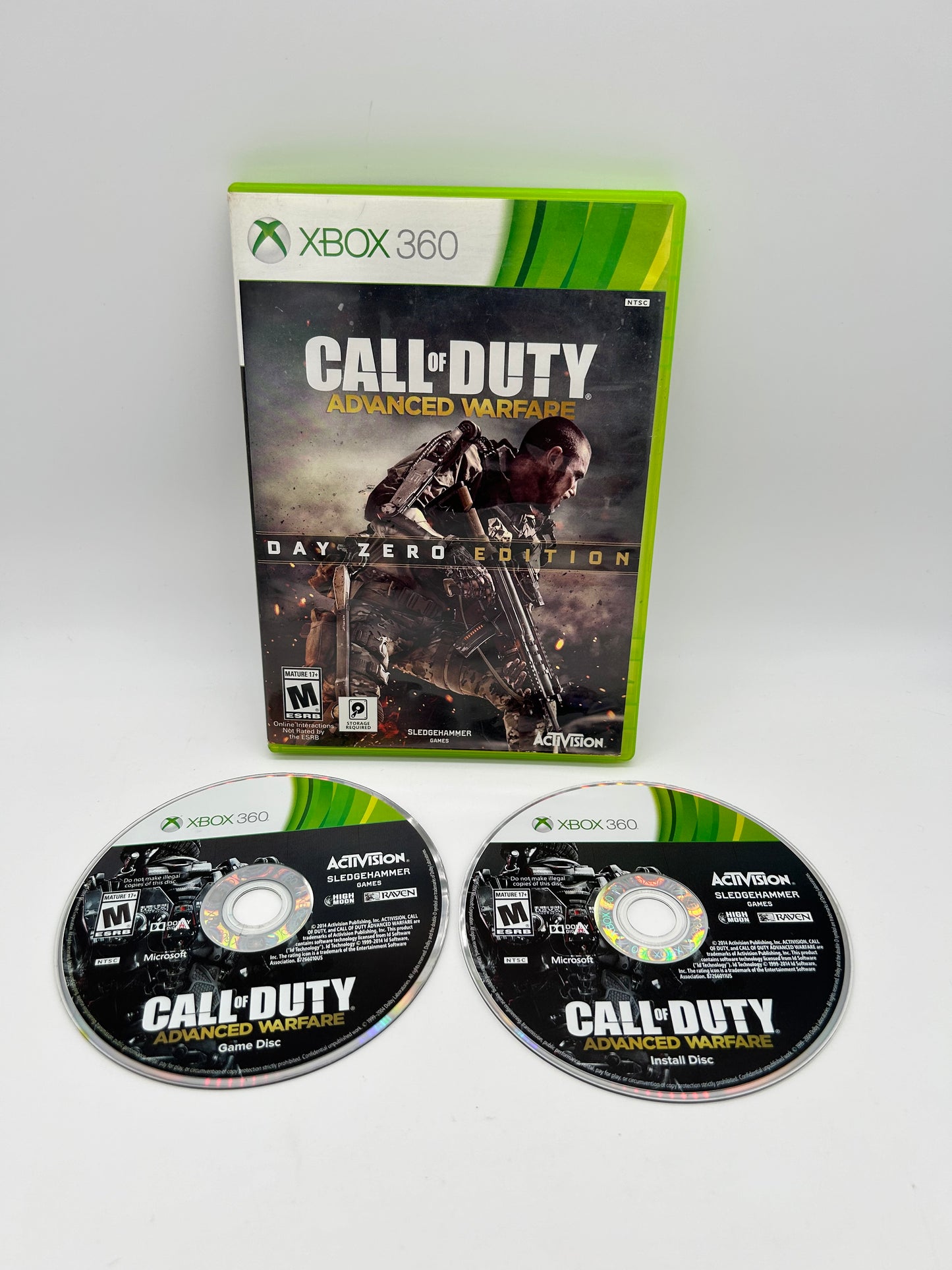 PiXEL-RETRO.COM : MICROSOFT XBOX 360 COMPLETE CIB BOX MANUAL GAME NTSC CALL OF DUTY ADVANCED WARFARE DAY ZERO EDITION