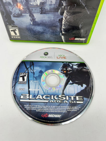 MiCROSOFT XBOX 360 | BLACKSiTE AREA 51