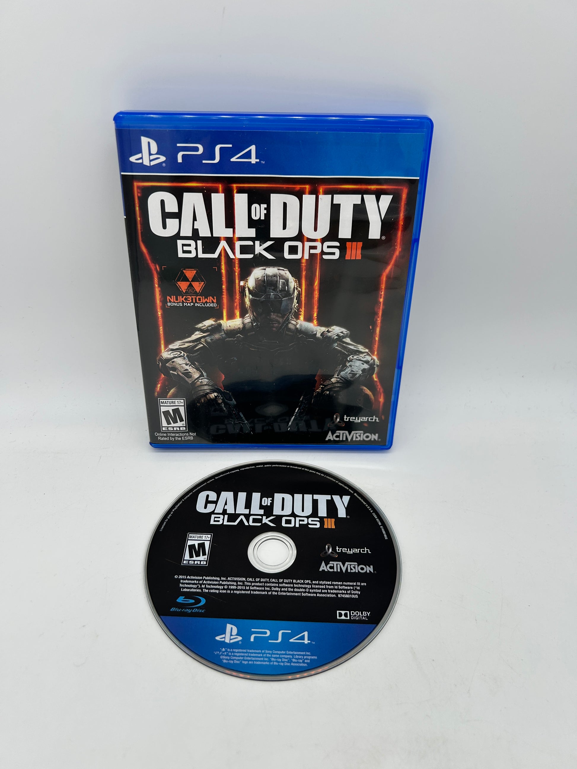 PiXEL-RETRO.COM : SONY PLAYSTATION 4 (PS4) COMPLETE CIB BOX MANUAL GAME NTSC CALL OF DUTY BLACK OPS III