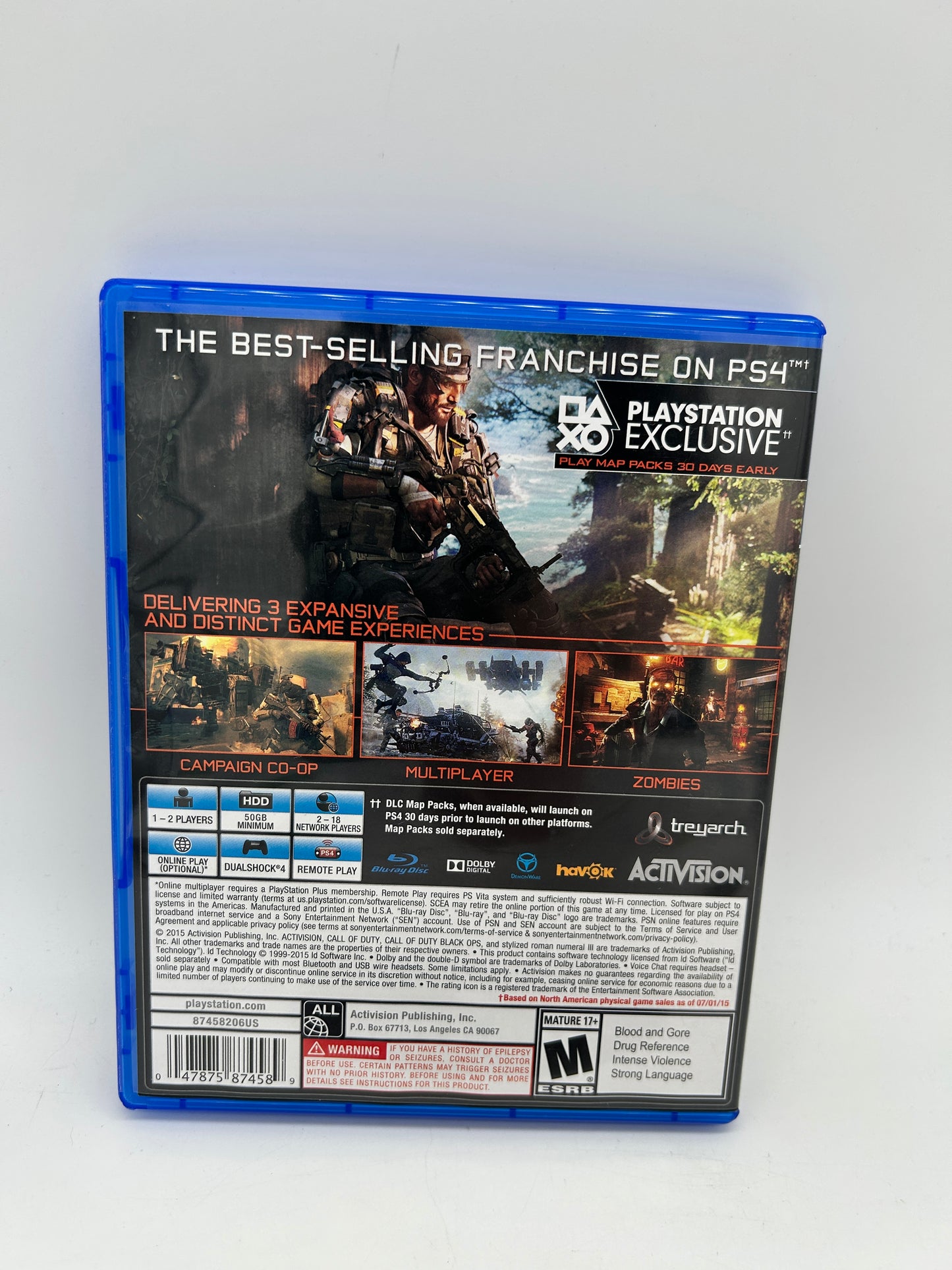 SONY PLAYSTATiON 4 [PS4] | CALL OF DUTY BLACK OPS III