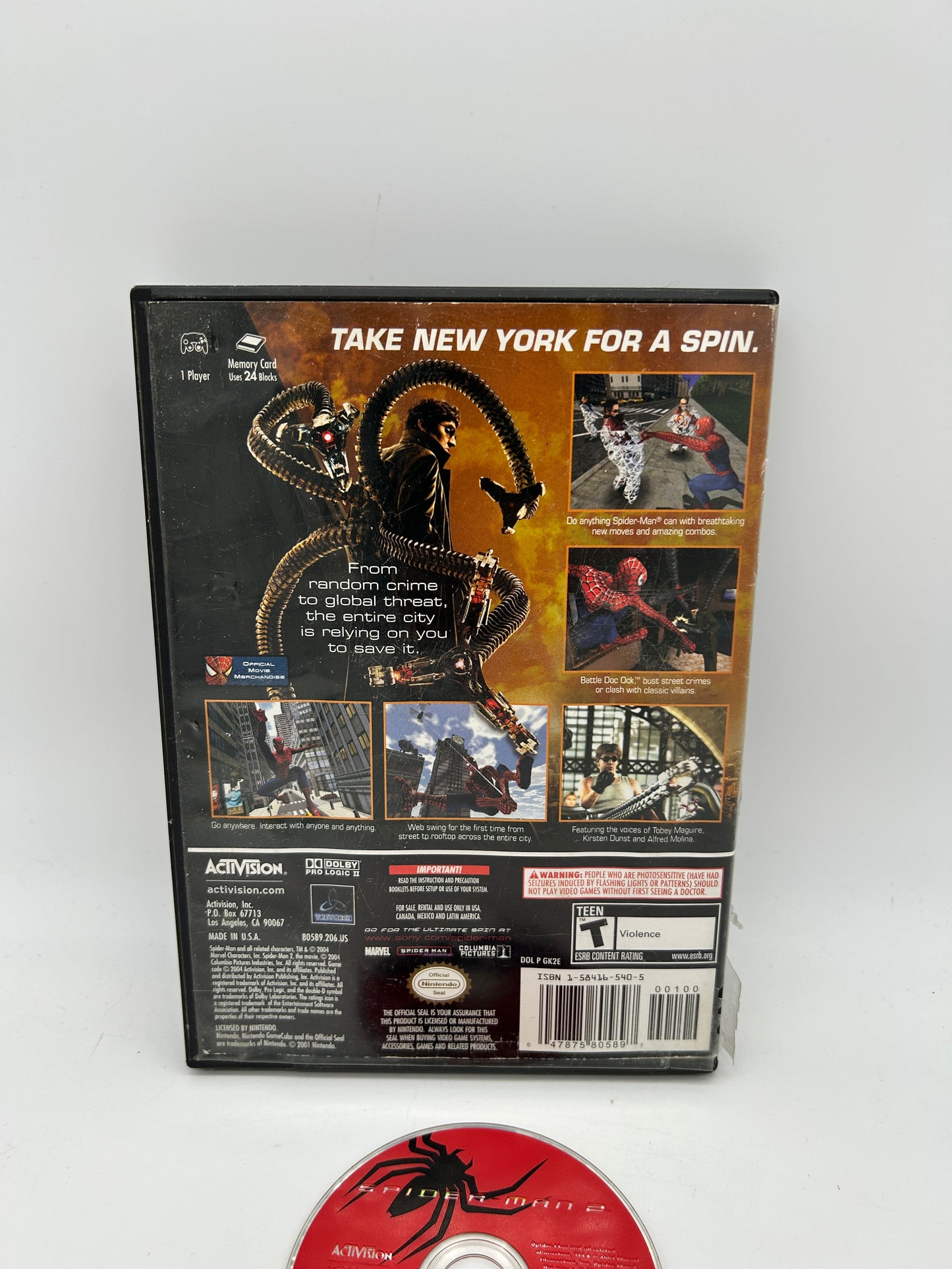 NiNTENDO GAMECUBE [NGC] | SPiDER-MAN 2