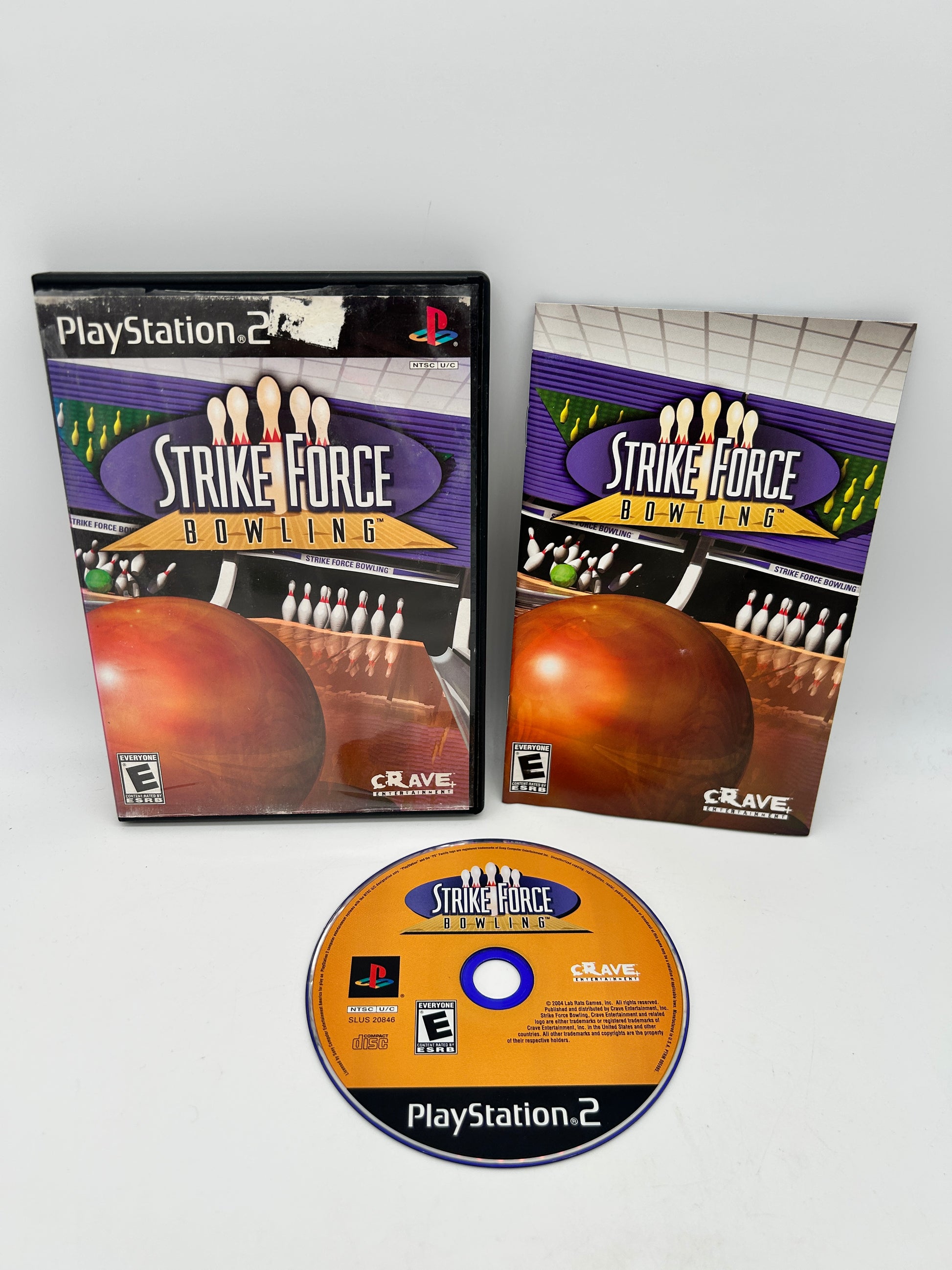 PiXEL-RETRO.COM : SONY PLAYSTATION 2 (PS2) COMPLET CIB BOX MANUAL GAME NTSC STRIKE FORCE BOWLING