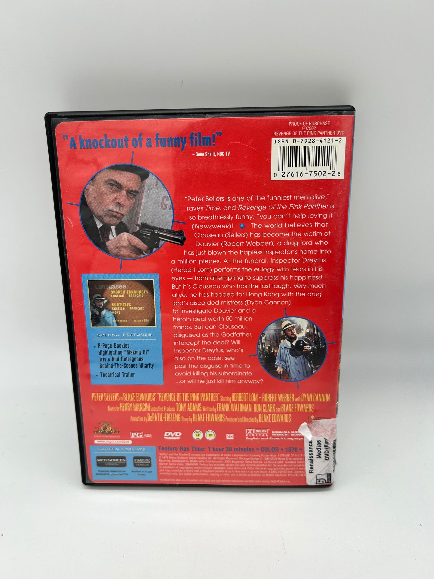 FiLM DVD | PiNK PANTHER REVENGE OF THE