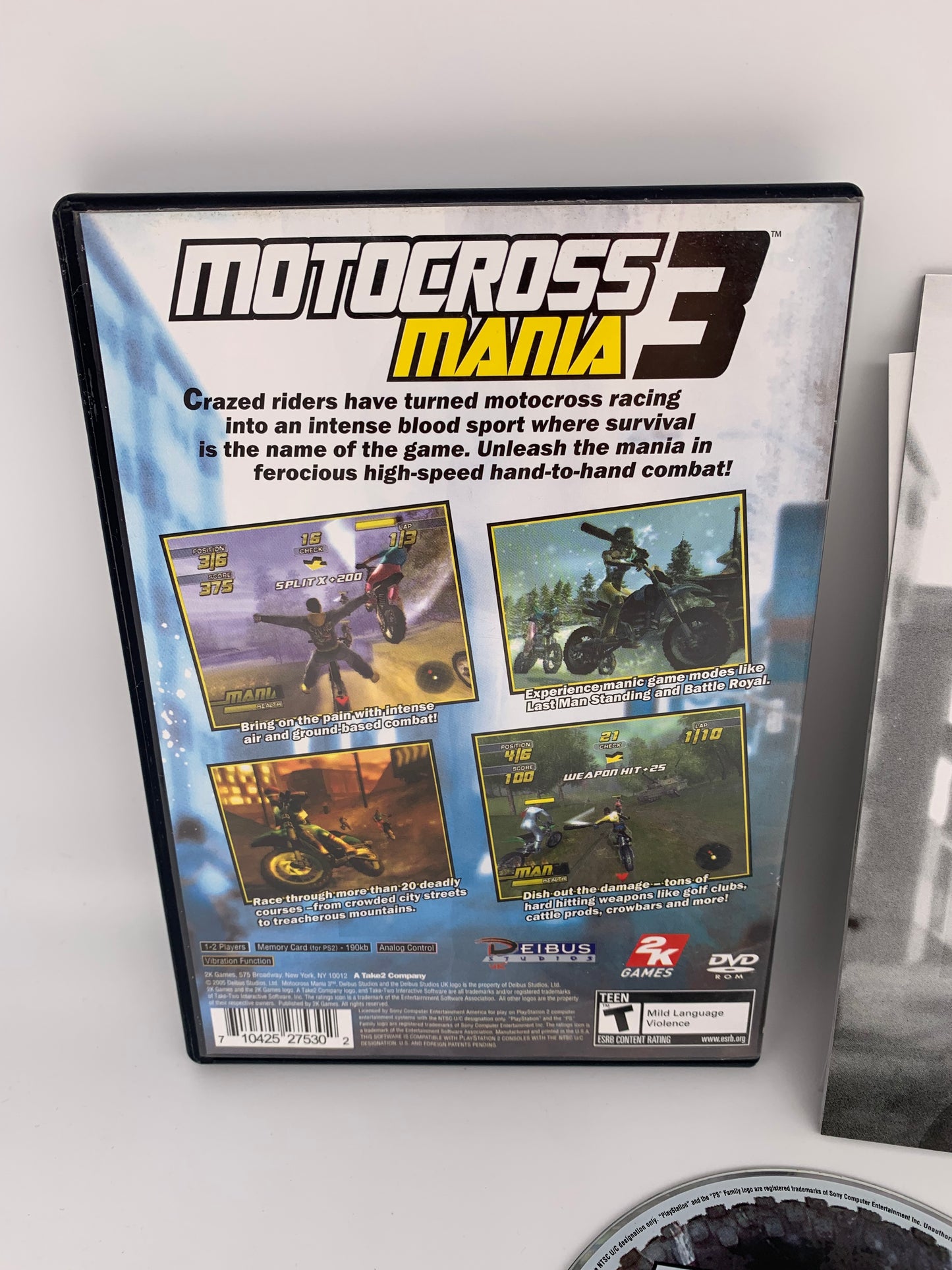 SONY PLAYSTATiON 2 [PS2] | MOTOCROSS MANiA 3
