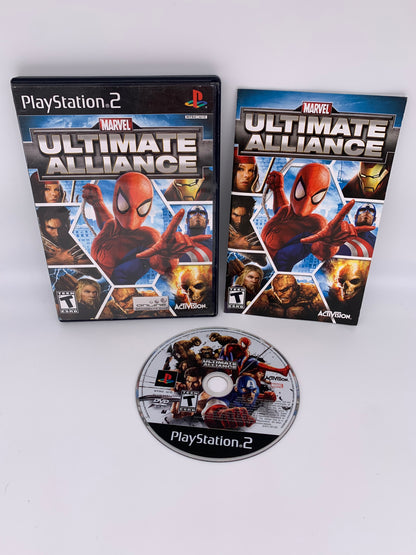 PiXEL-RETRO.COM : SONY PLAYSTATION 2 (PS2) COMPLET CIB BOX MANUAL GAME NTSC MARVEL ULTIMATE ALLIANCE