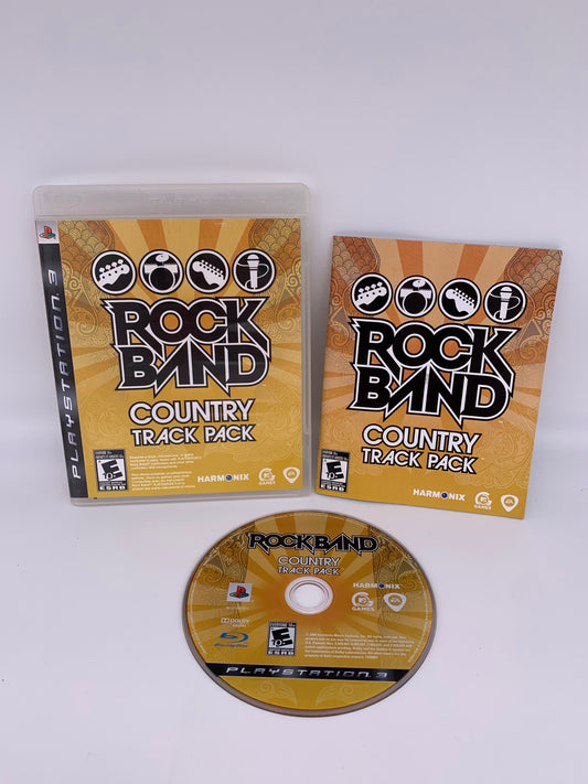 PiXEL-RETRO.COM : SONY PLAYSTATION 3 (PS3) COMPLET CIB BOX MANUAL GAME NTSC ROCK BAND COUNTRY TRACK PACK