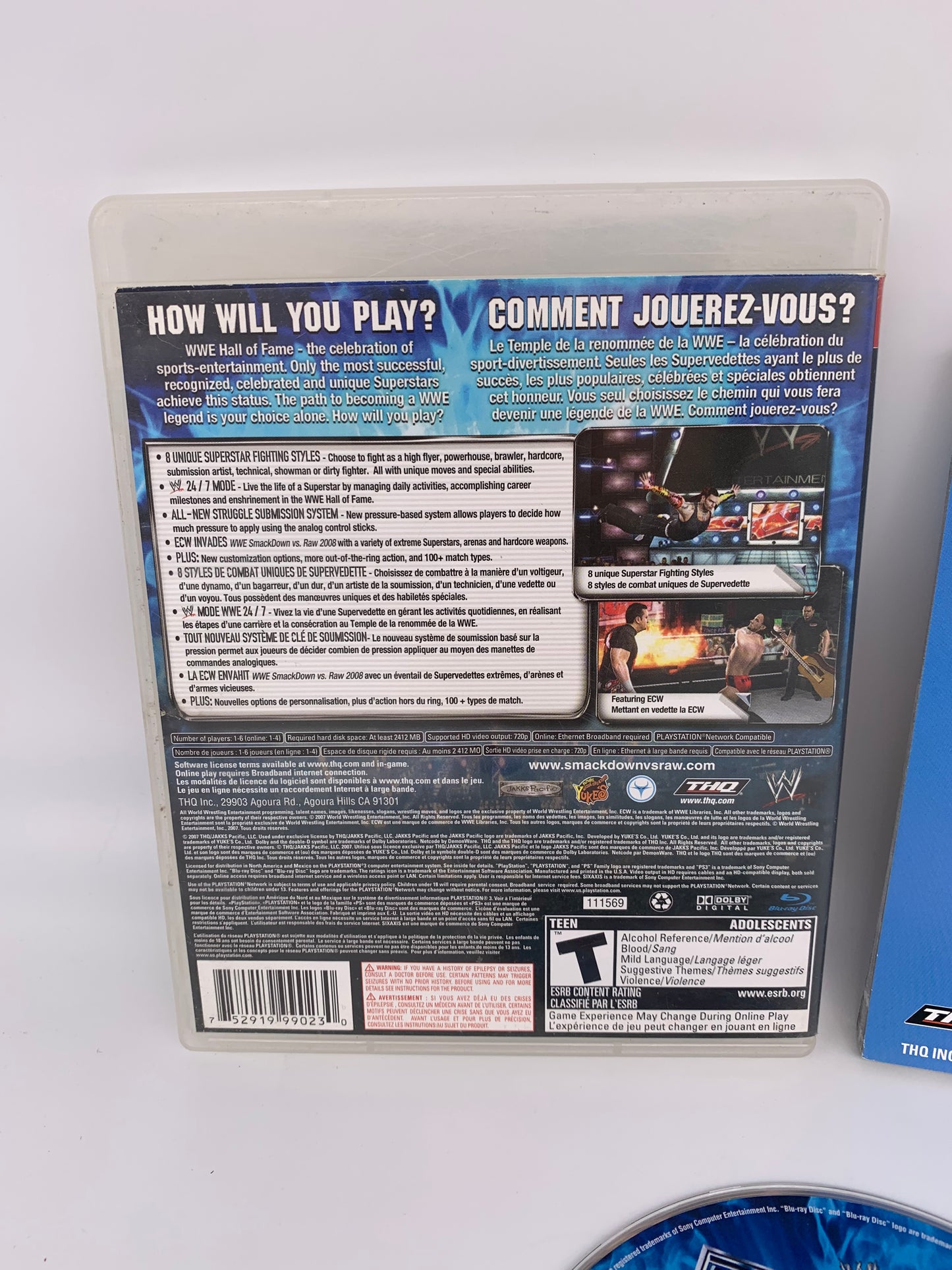 SONY PLAYSTATiON 3 [PS3] | WWE SMACKDOWN VS RAW 2008