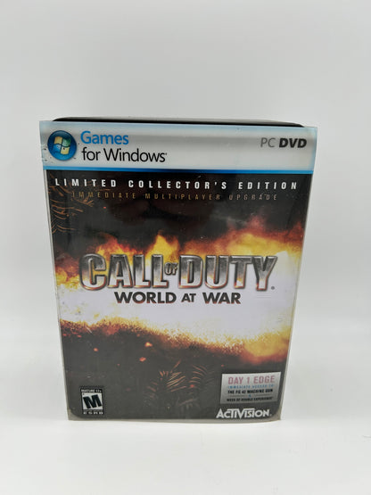 PC COMPUTER | CALL OF DUTY WORLD AT WAR | LIMITED COLLECTORS EDiTiON