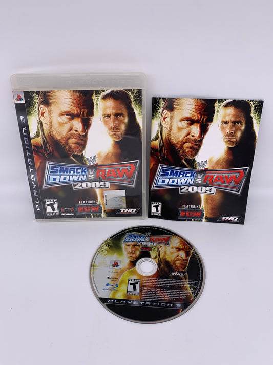 PiXEL-RETRO.COM : SONY PLAYSTATION 3 (PS3) COMPLET CIB BOX MANUAL GAME NTSC WWE SMACKDOWN VS RAW 2009