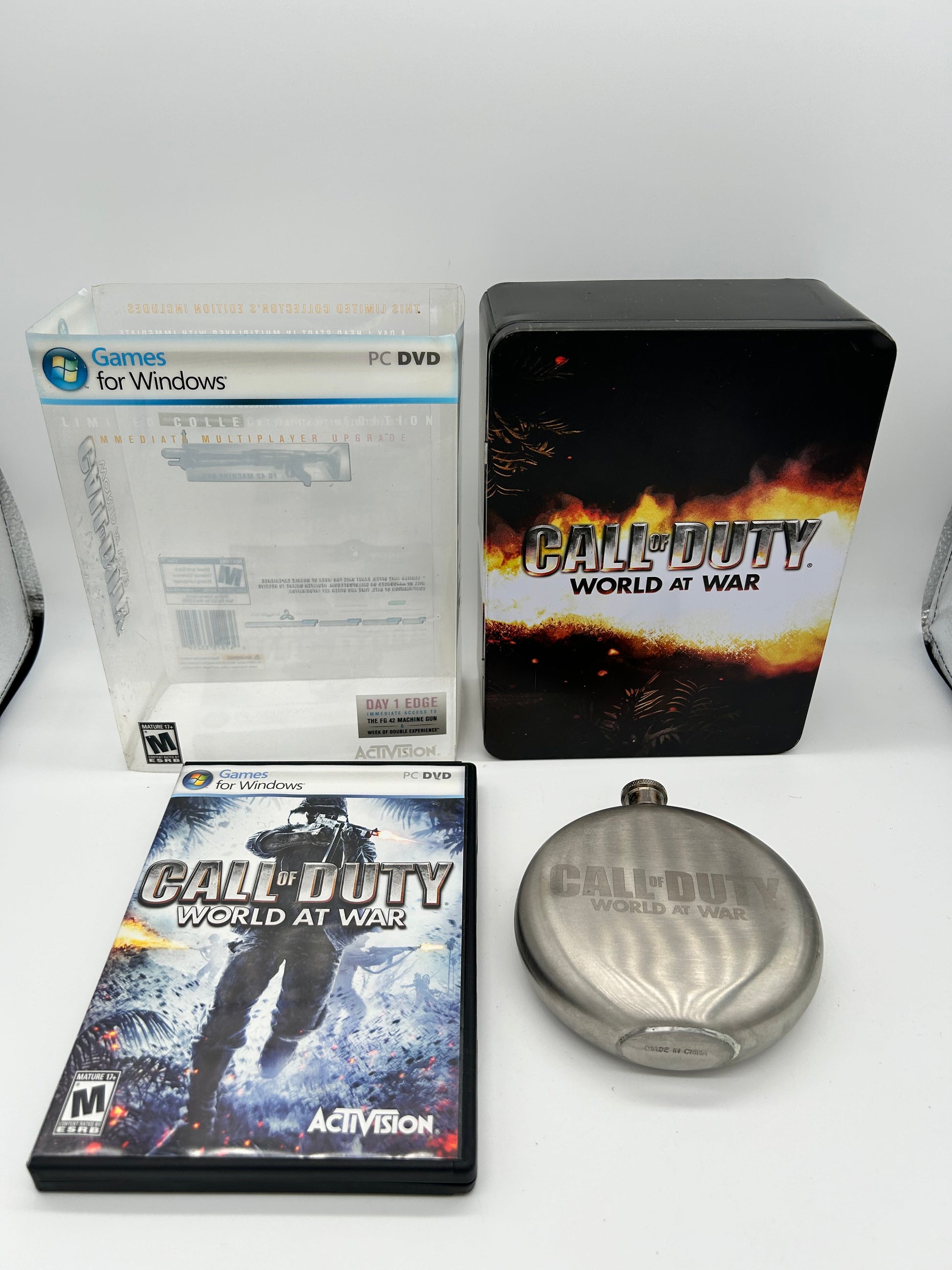 PiXEL-RETRO.COM : COMPUTER (PC) COMPLETE CIB BOX MANUAL GAME NTSC CALL OF DUTY WORLD AT WAR LIMITED COLLECTOR'S EDITION