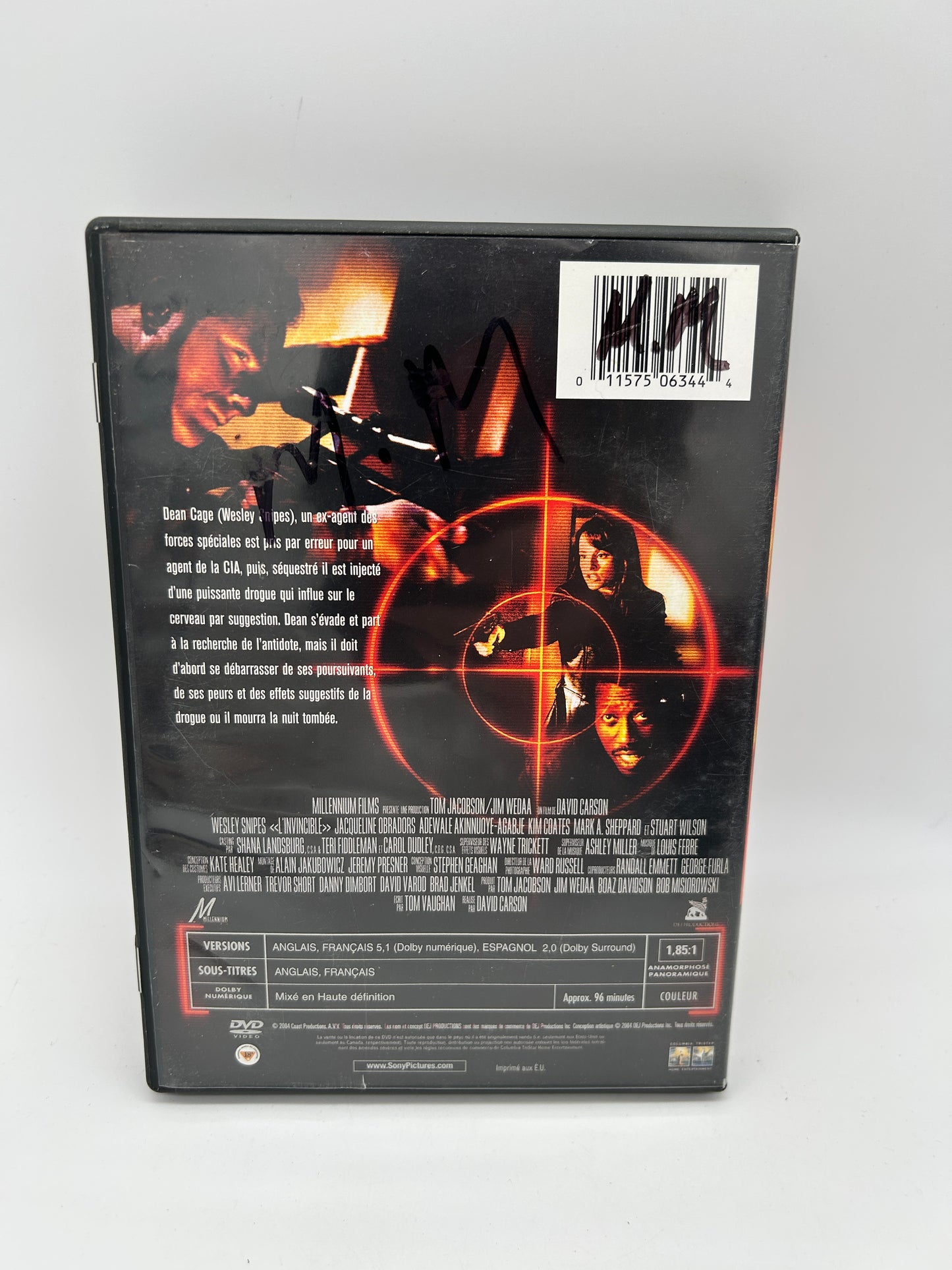 FiLM DVD | L'iNViNCiBLE