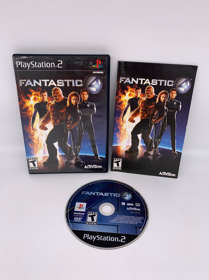 PiXEL-RETRO.COM : SONY PLAYSTATION 2 (PS2) COMPLET CIB BOX MANUAL GAME NTSC FANTASTIC 4