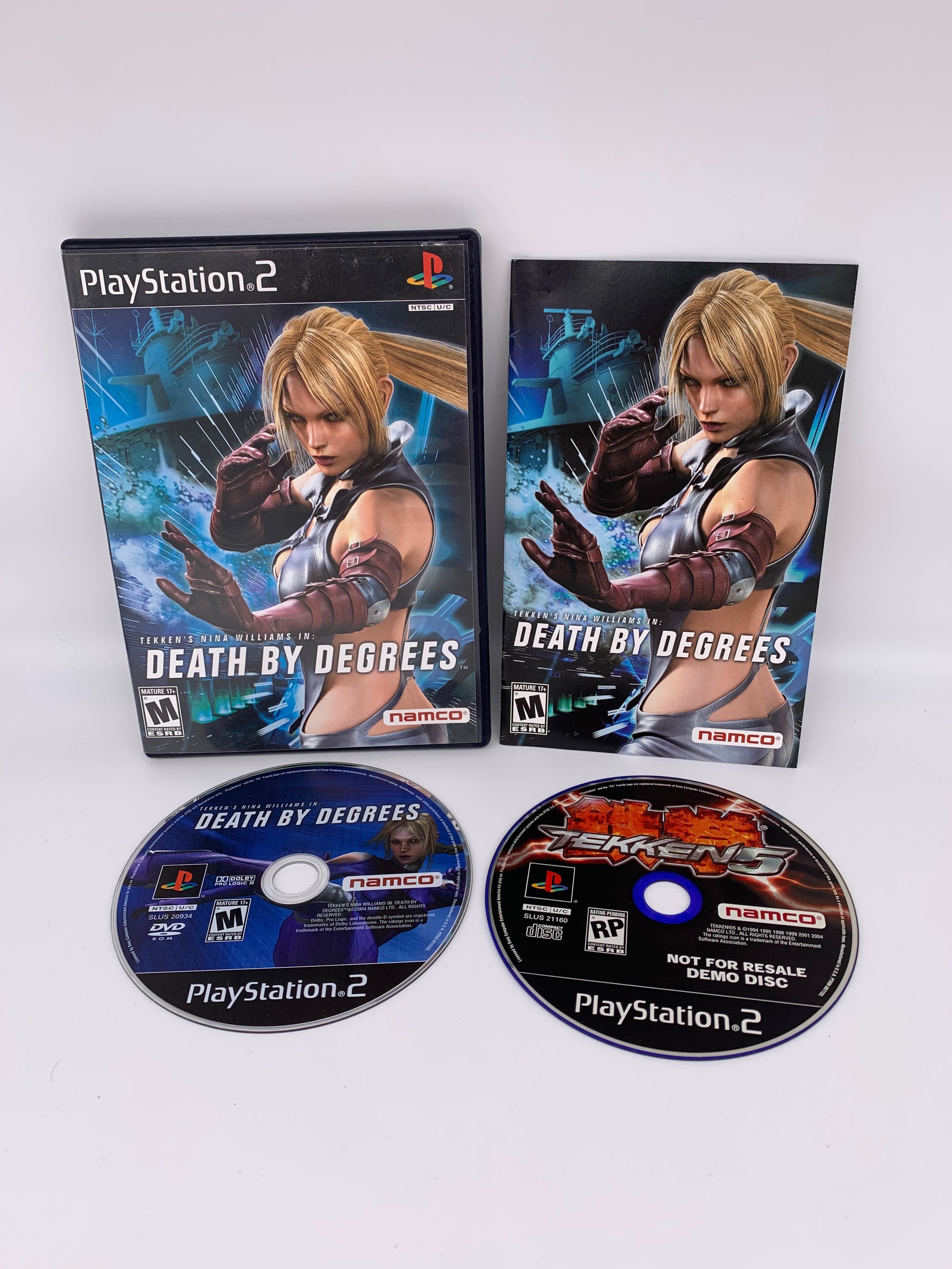 PiXEL-RETRO.COM : SONY PLAYSTATION 2 (PS2) COMPLET CIB BOX MANUAL GAME NTSC DEATH BY DEGREES