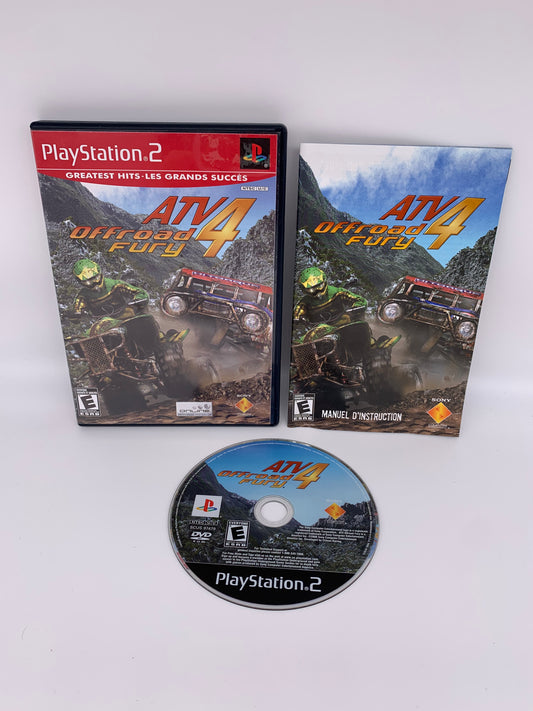 PiXEL-RETRO.COM : SONY PLAYSTATION 2 (PS2) COMPLET CIB BOX MANUAL GAME NTSC ATV OFFROAD FURY 4 GREATEST HITS