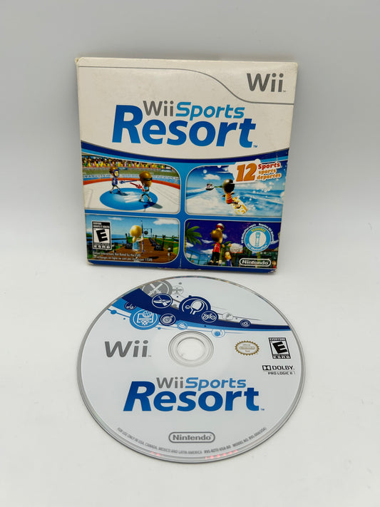 PiXEL-RETRO.COM : NINTENDO WII COMPLET CIB BOX MANUAL GAME NTSC WII SPORTS RESORT