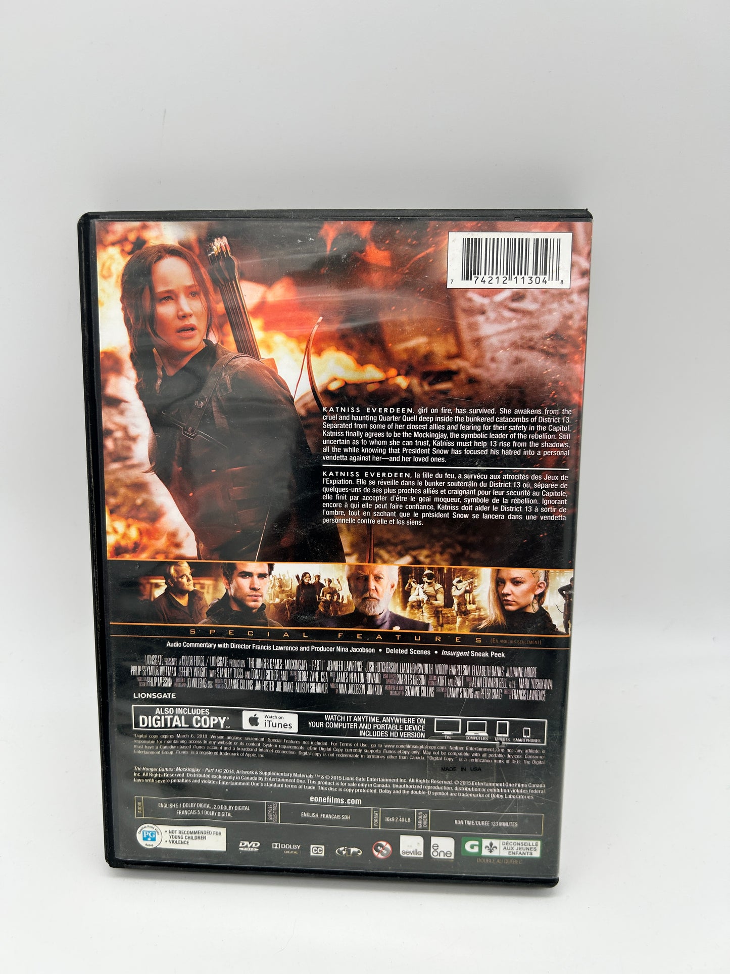 FiLM DVD | HUNGER GAMES LA REVOLTE PARTiE 1 [THE MOCKiNG JAY PART I]