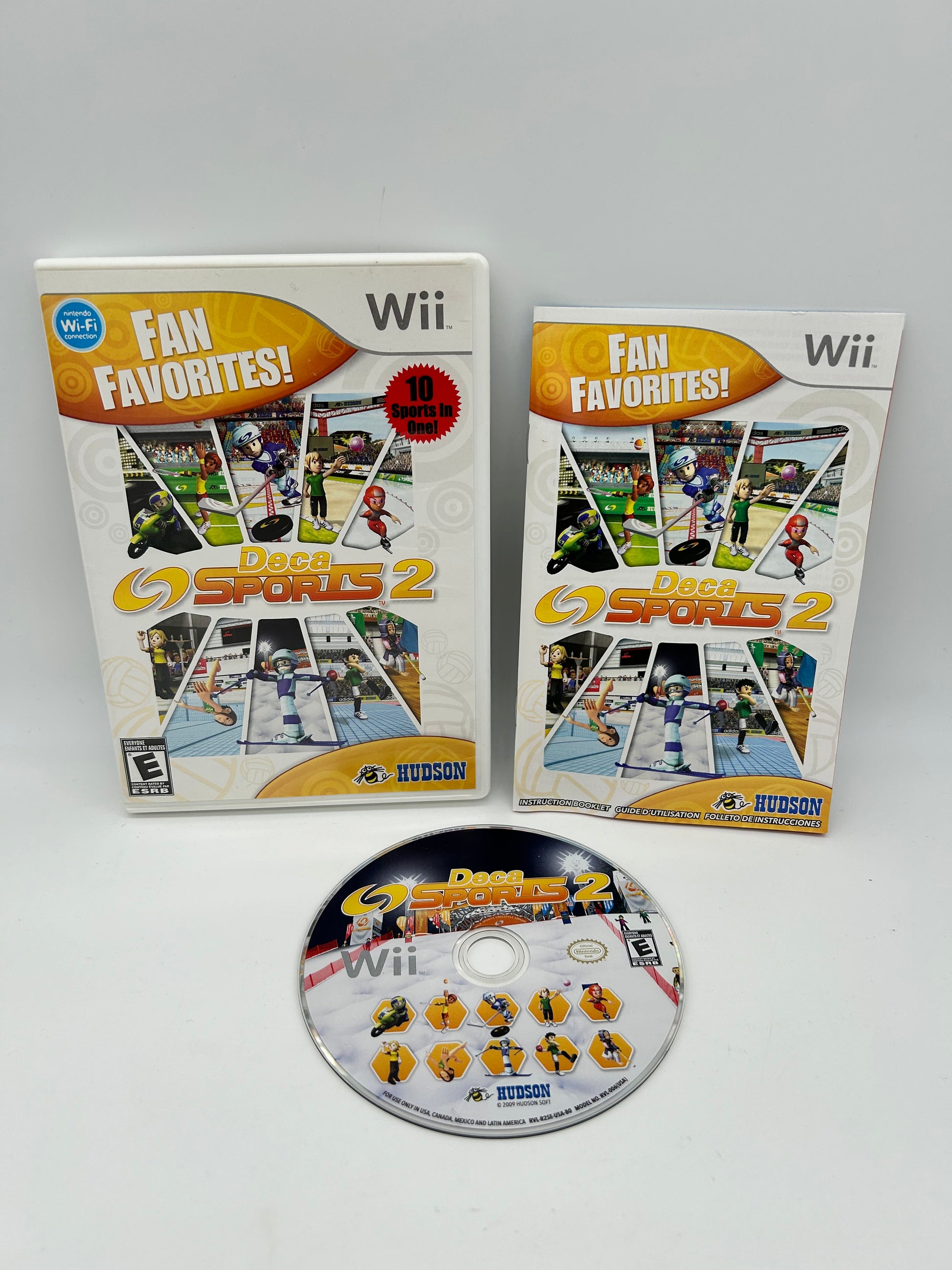 PiXEL-RETRO.COM : NINTENDO WII COMPLET CIB BOX MANUAL GAME NTSC DECA SPORTS 2