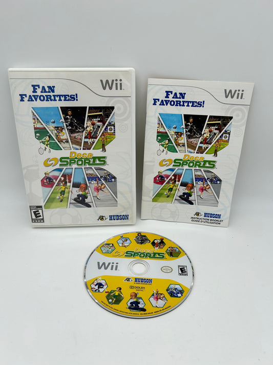 PiXEL-RETRO.COM : NINTENDO WII COMPLET CIB BOX MANUAL GAME NTSC DECA SPORTS