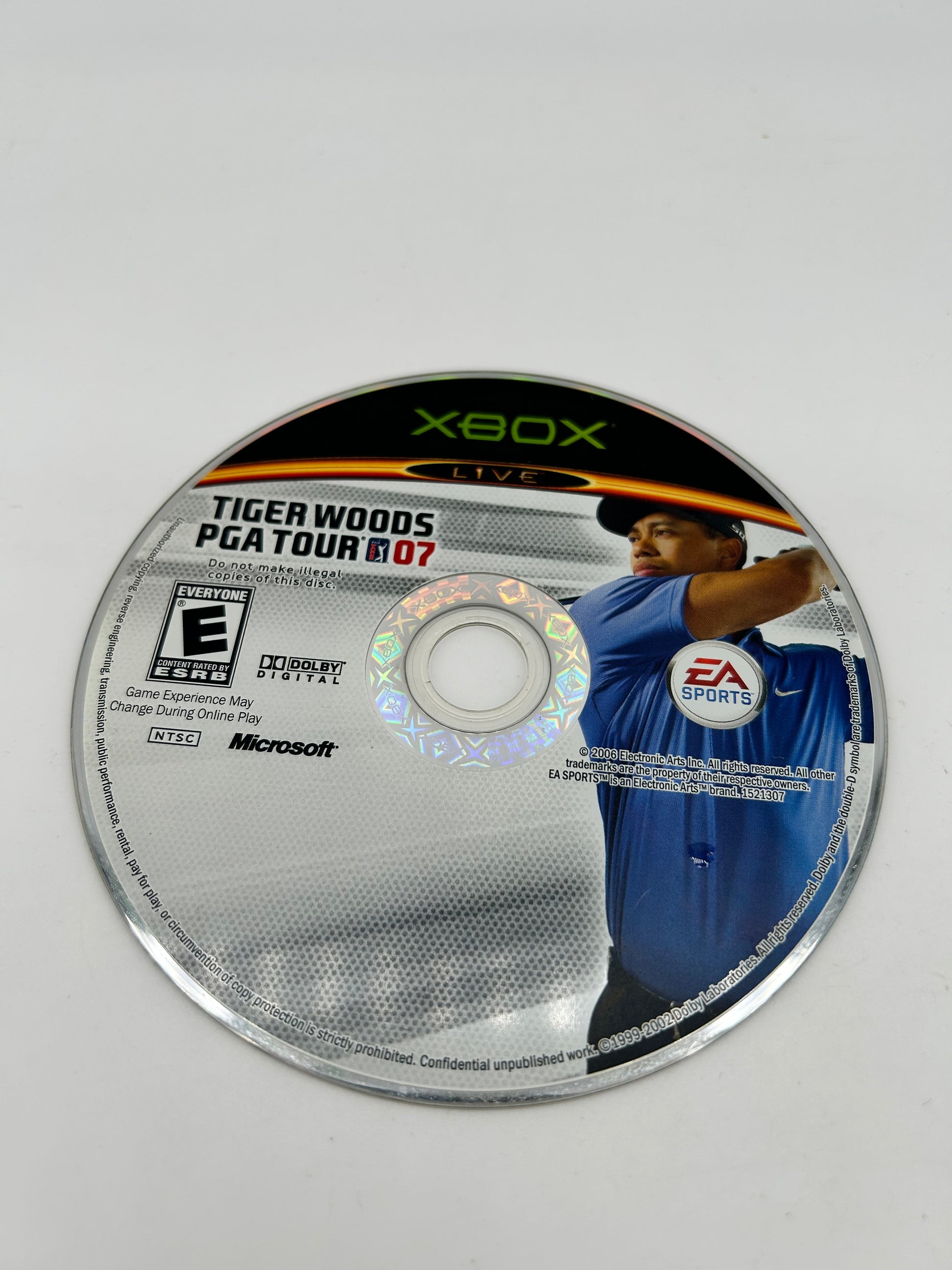 PiXEL-RETRO.COM : MICROSOFT XBOX COMPLETE CIB BOX MANUAL GAME NTSC TIGER WOODS PGA TOUR 07