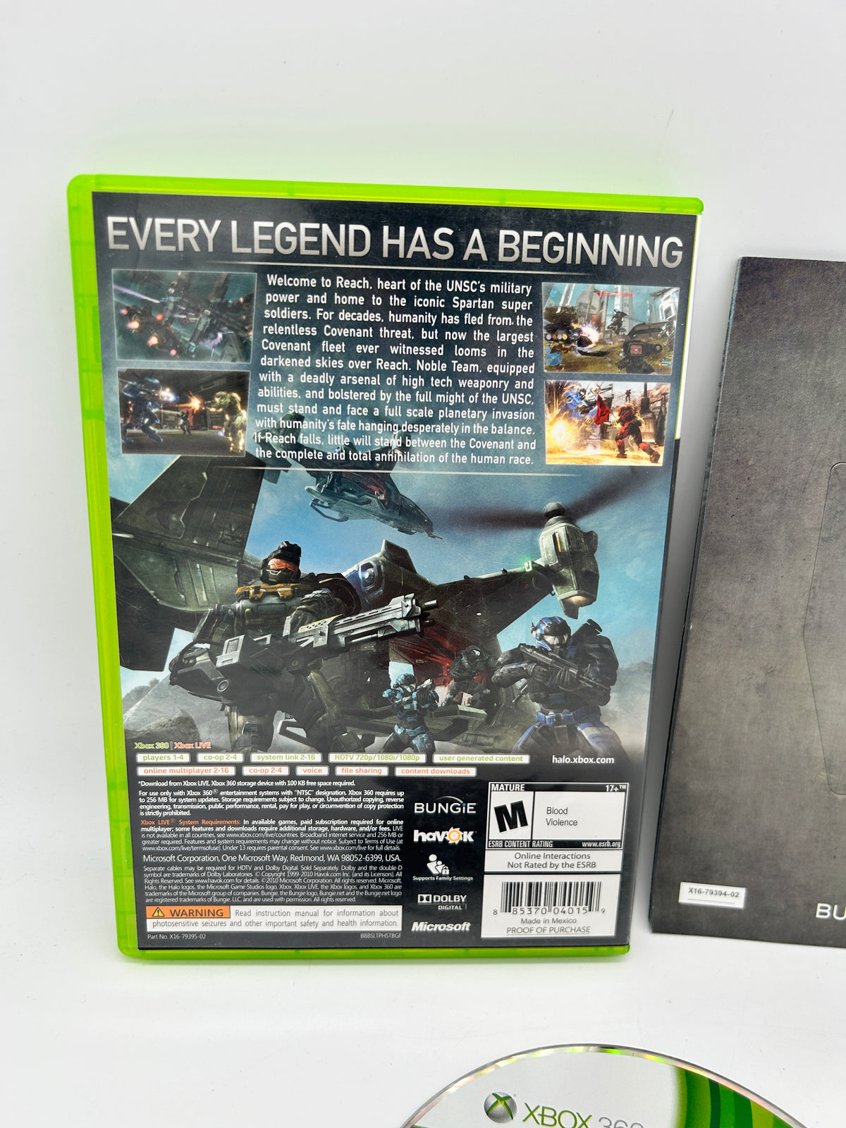 Microsoft XBOX 360 | HALO REACH