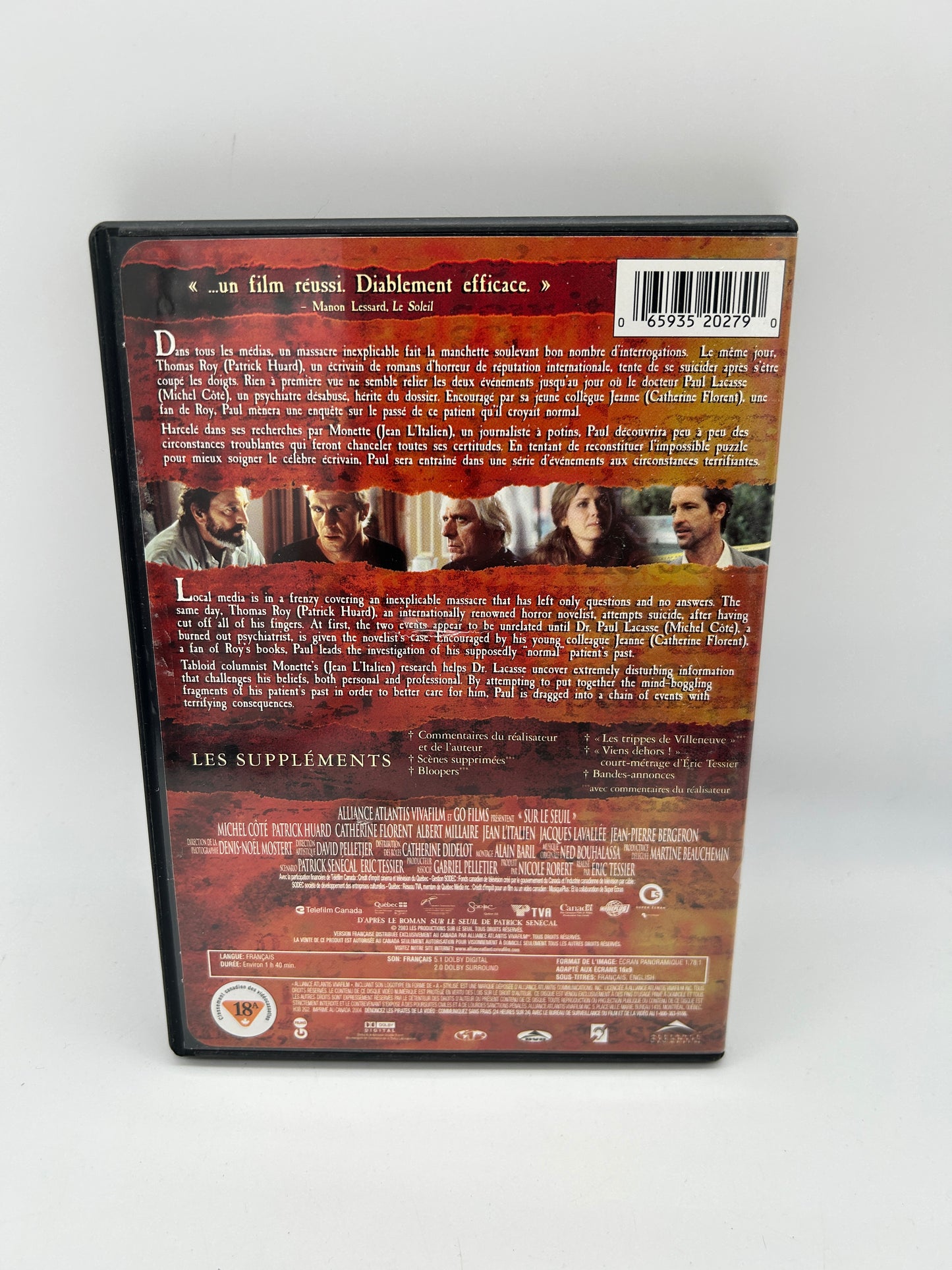 FiLM DVD | SUR LE SEUiL