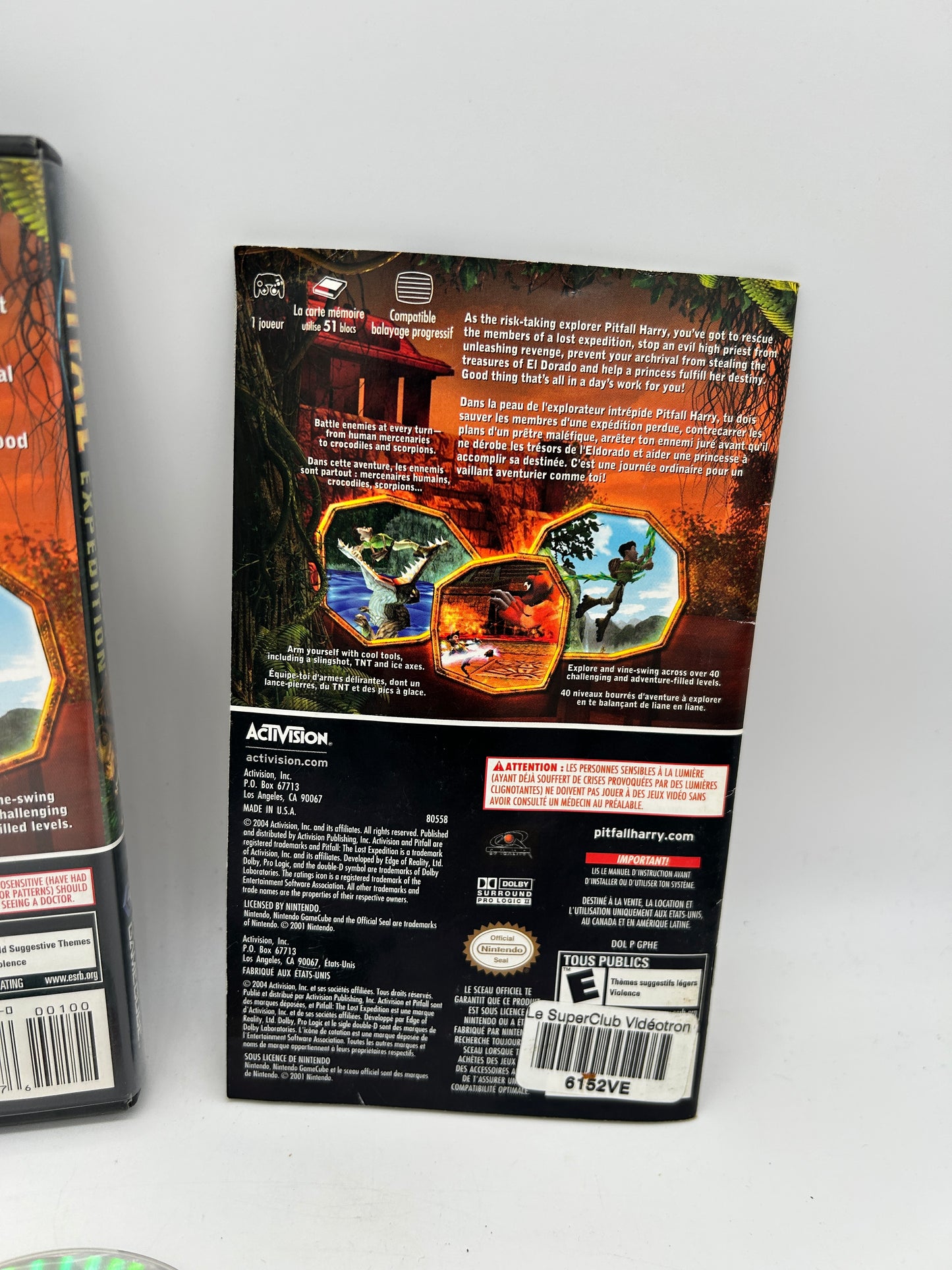 NiNTENDO GAMECUBE [NGC] | PiTFALL THE LOST EXPEDiTiON