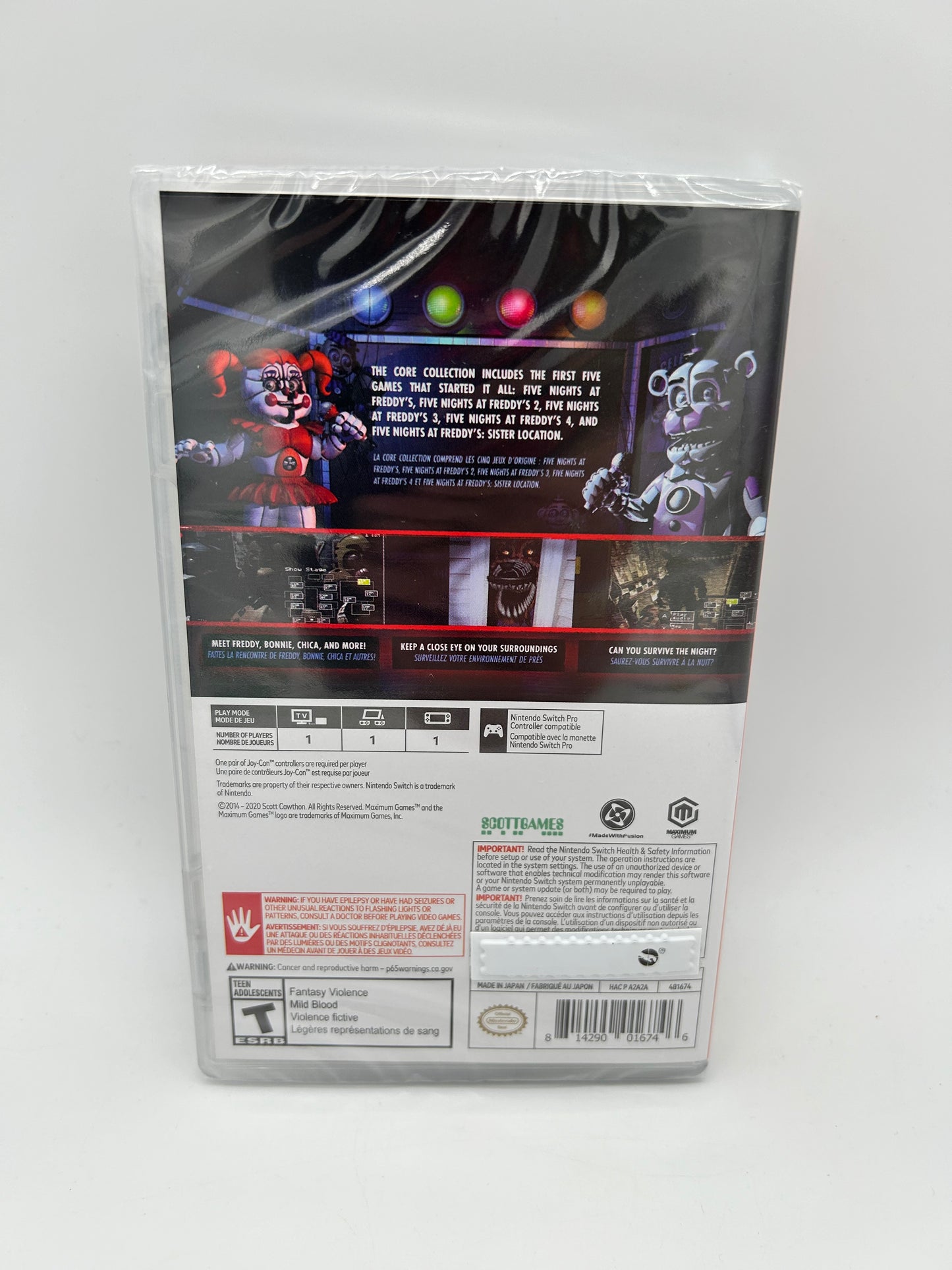 NiNTENDO SWiTCH | FiVE NiGHTS AT FREDDYS | CORE COLLECTION