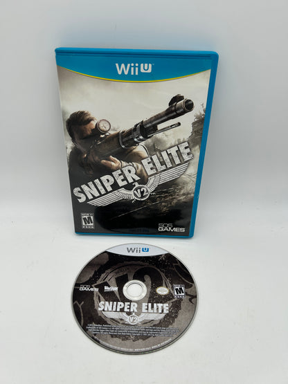 PiXEL-RETRO.COM : NINTENDO WII U COMPLET CIB BOX MANUAL GAME NTSC SNIPER ELITE V2