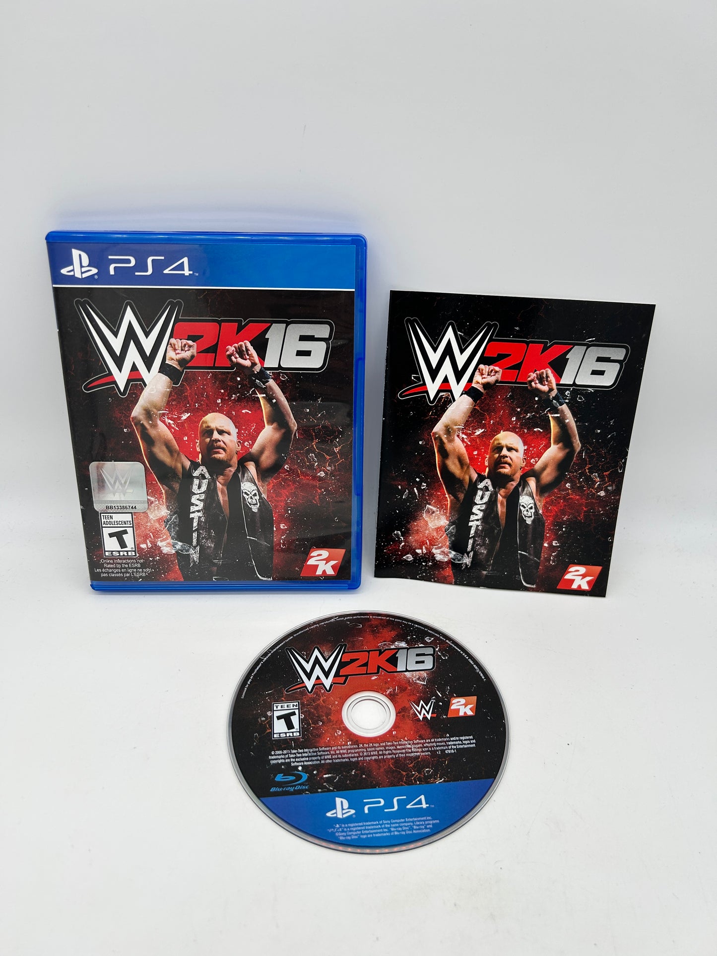 PiXEL-RETRO.COM : SONY PLAYSTATION 4 (PS4) COMPLETE CIB BOX MANUAL GAME NTSC WWE 2K16
