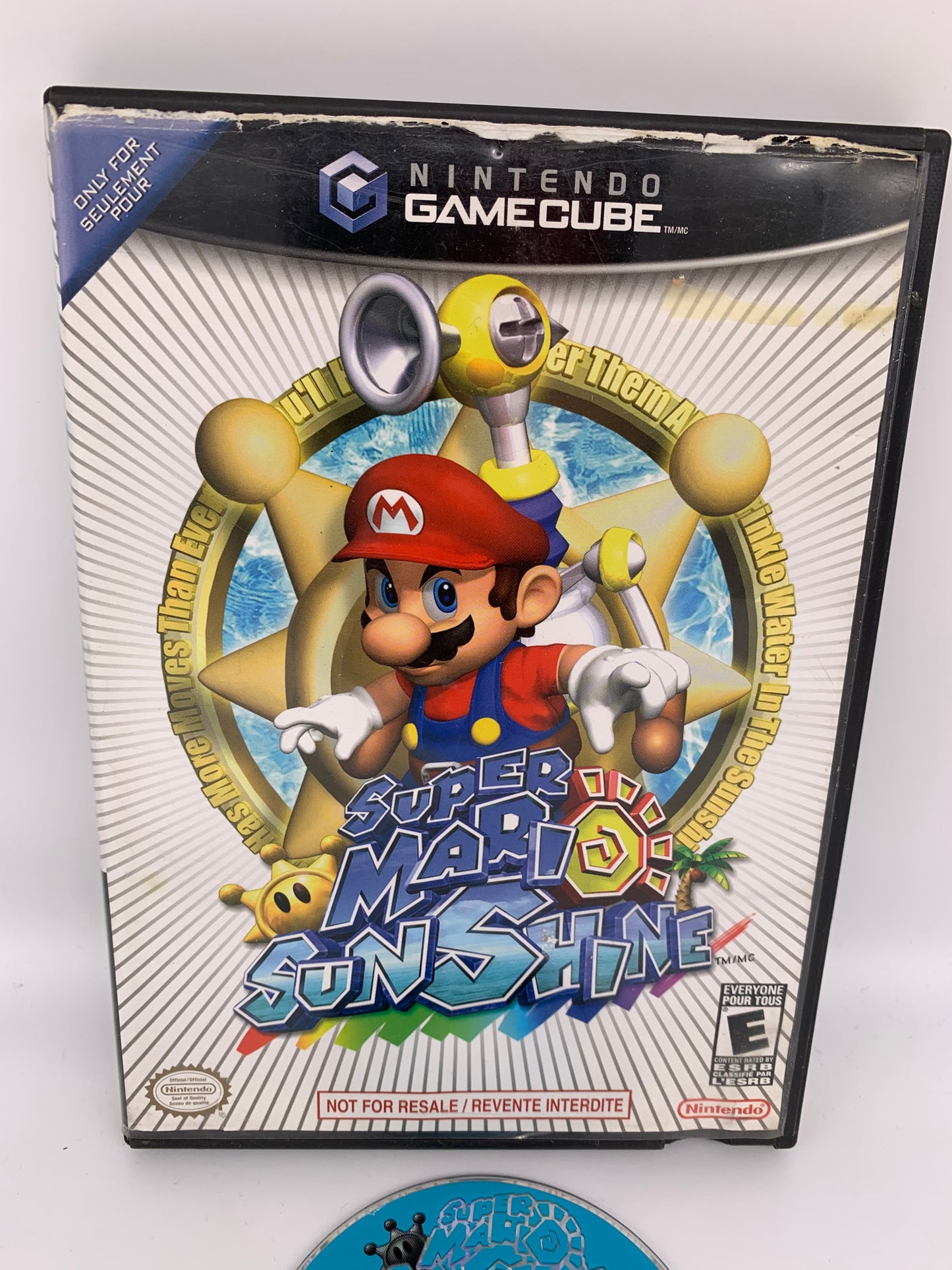 NiNTENDO GAMECUBE [NGC] | SUPER MARiO SUNSHiNE | NOT FOR RESALE