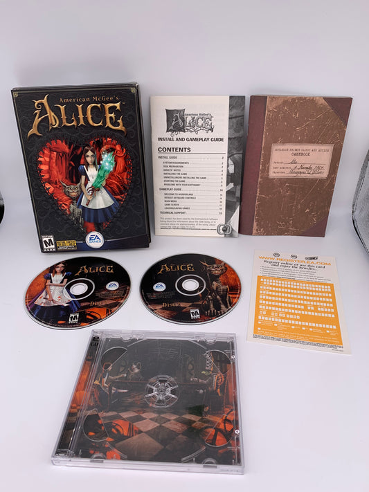 PiXEL-RETRO.COM : COMPUTER (PC) COMPLETE CIB BOX MANUAL GAME NTSC AMERICAN MCGEE'S ALICE