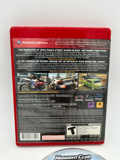 SONY PLAYSTATiON 3 [PS3] | MiDNiGHT CLUB LOS ANGELES | FULL EDITION