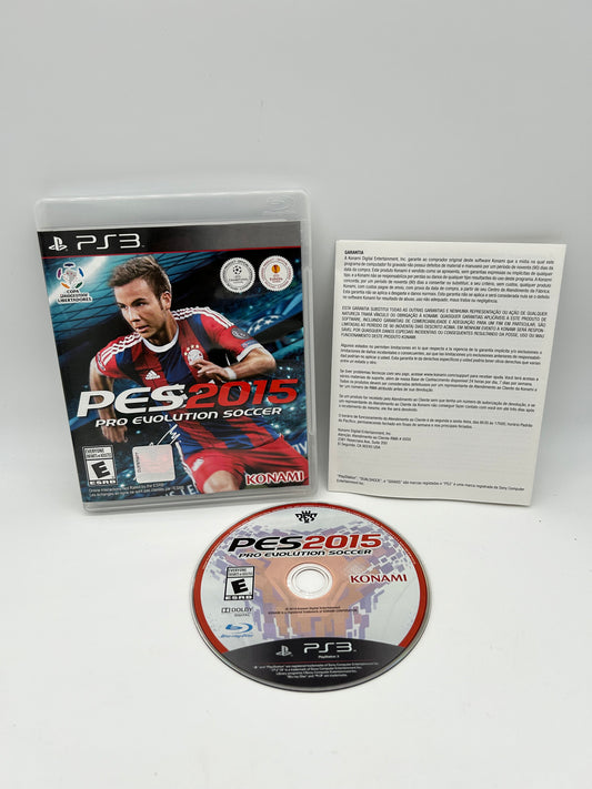 PiXEL-RETRO.COM : SONY PLAYSTATION 3 (PS3) COMPLET CIB BOX MANUAL GAME NTSC PES 2015 PRO EVOLUTION SOCCER