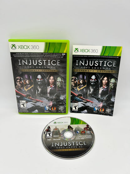 PiXEL-RETRO.COM : MICROSOFT XBOX 360 COMPLETE CIB BOX MANUAL GAME NTSC INJUSTICE GODS AMONG US