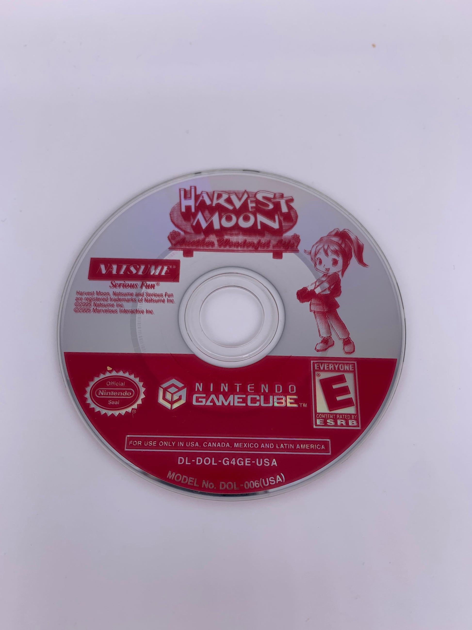 PiXEL-RETRO.COM : NINTENDO GAMECUBE (GC) GAME NTSC HARVEST MOON ANOTHER WOUNDERFUL LIFE