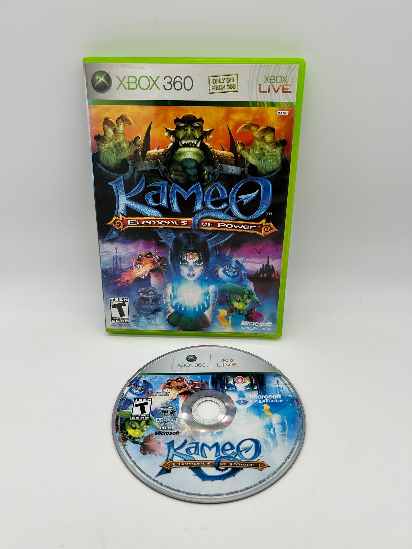 PiXEL-RETRO.COM : MICROSOFT XBOX 360 COMPLETE CIB BOX MANUAL GAME NTSC KAMEO ELEMENTS OF POWER