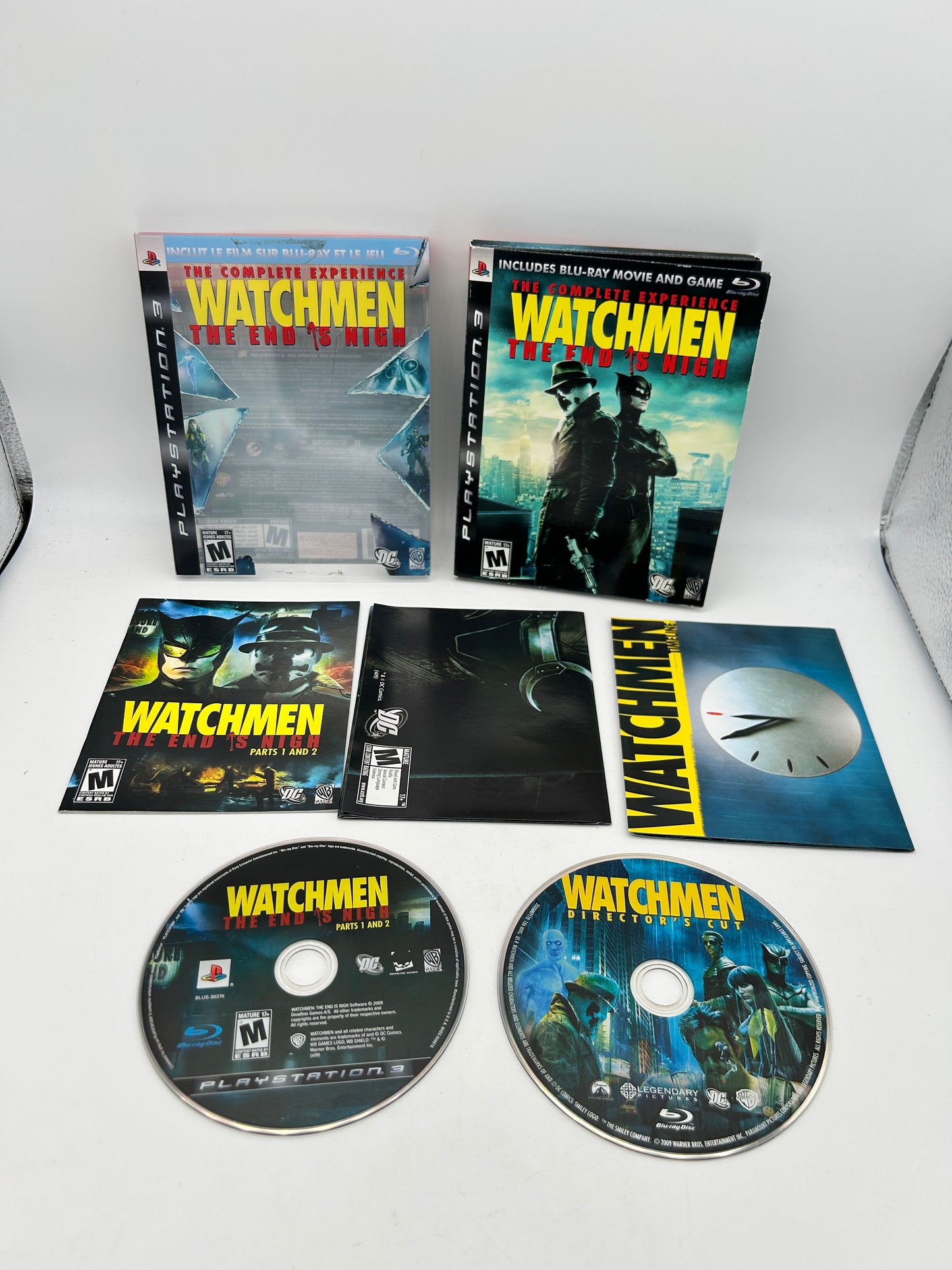 PiXEL-RETRO.COM : SONY PLAYSTATION 3 (PS3) COMPLET CIB BOX MANUAL GAME NTSC WATCHMEN THE END IS NIGH THE COMPLETE EXPERIENCE 
