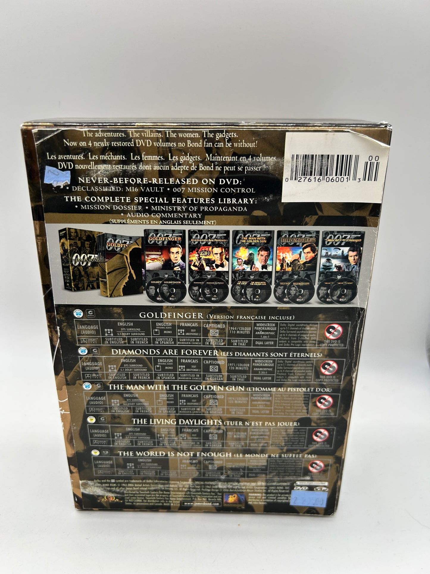 FiLM DVD | 007 JAMES BOND VOLUME 1 | EDiTiON PAR EXCELLENCE [ULTiMATE EDiTiON]