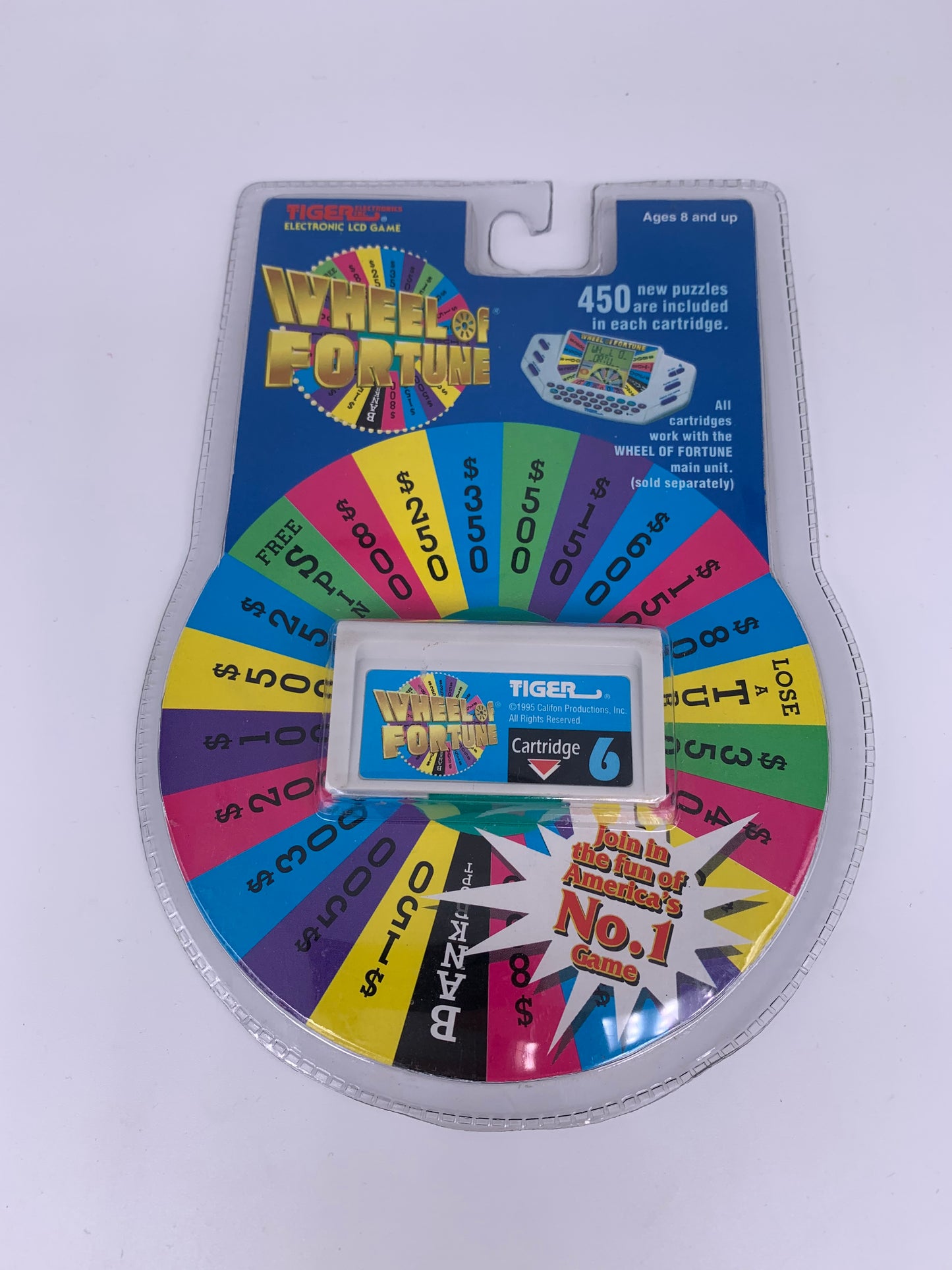 PiXEL-RETRO.COM : TIGER ELECTRONICS INC ORIGINAL GAME NTSC WHEEL OF FORTUNE 6 