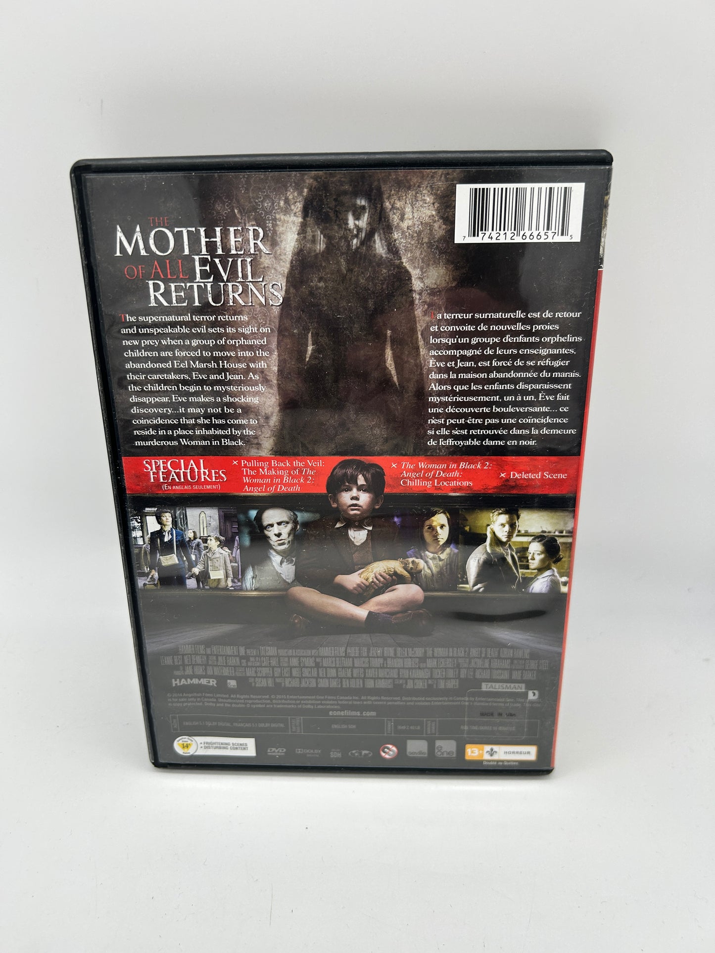 FiLM DVD | LA DAME EN NOiR 2 ANGE DE LA MORT [THE WOMAN iN BLACK ANGEL OF DEATH]