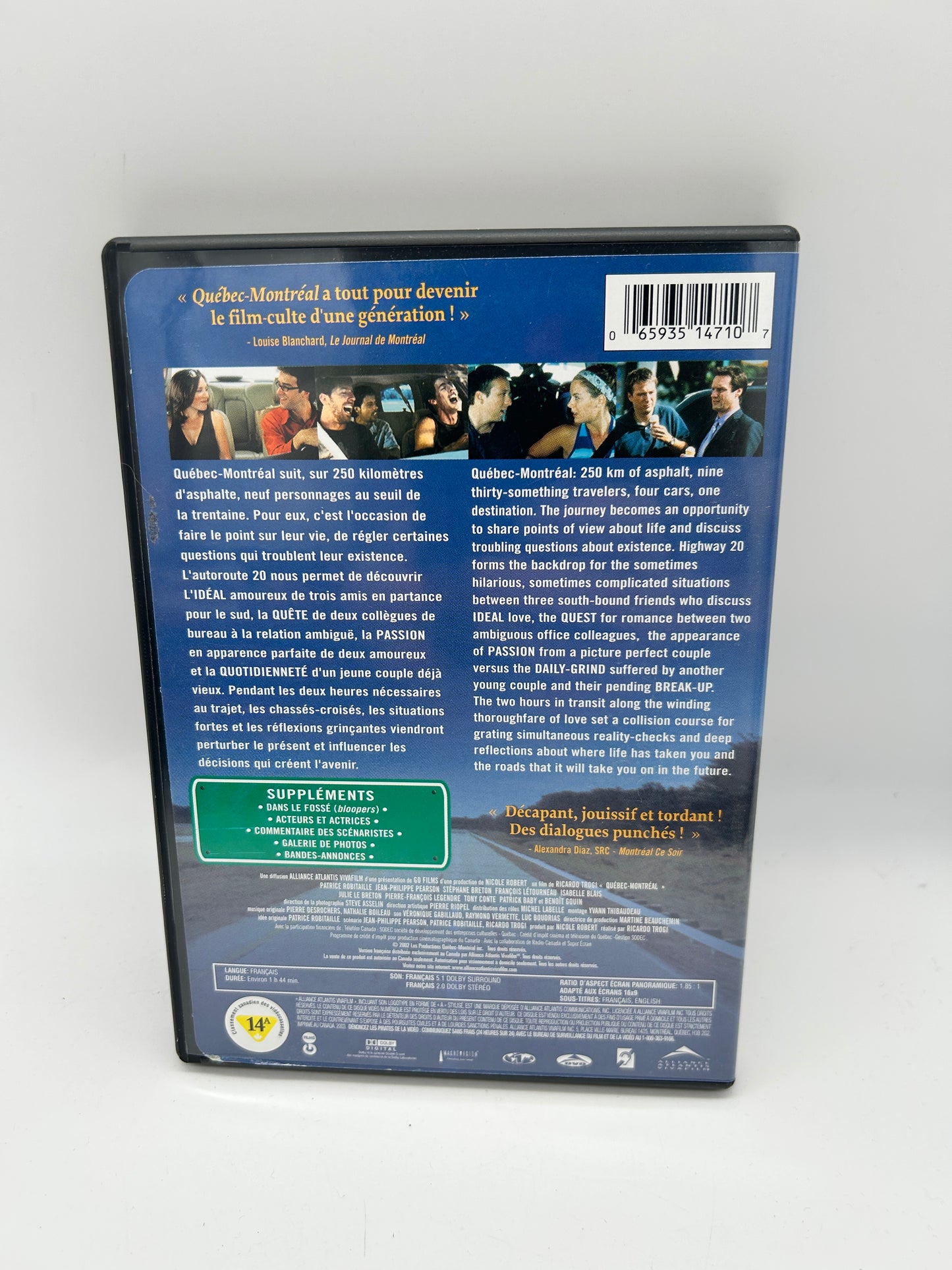 FiLM DVD | QUEBEC-MONTREAL