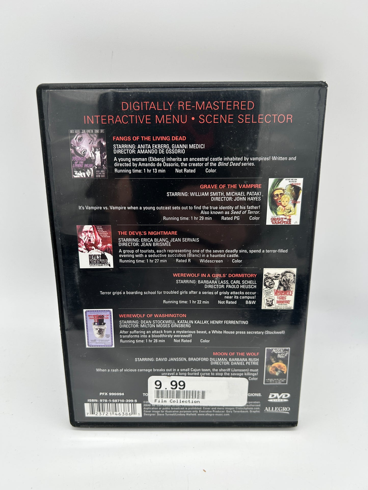 FiLM DVD | VAMPIRE WEREWOLF DARK MOON COLLECTION 6 MIDNiGHT MOViES