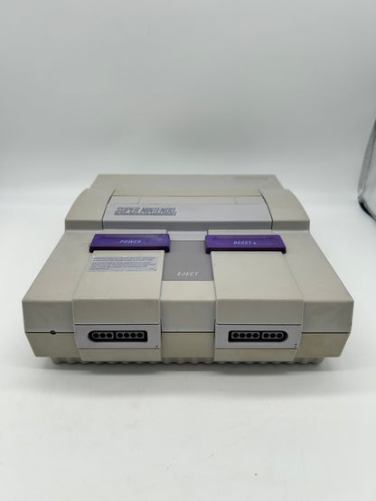SUPER NiNTENDO [SNES] CONSOLE | MODEL GRiSE CONTROL DECK SNS-001
