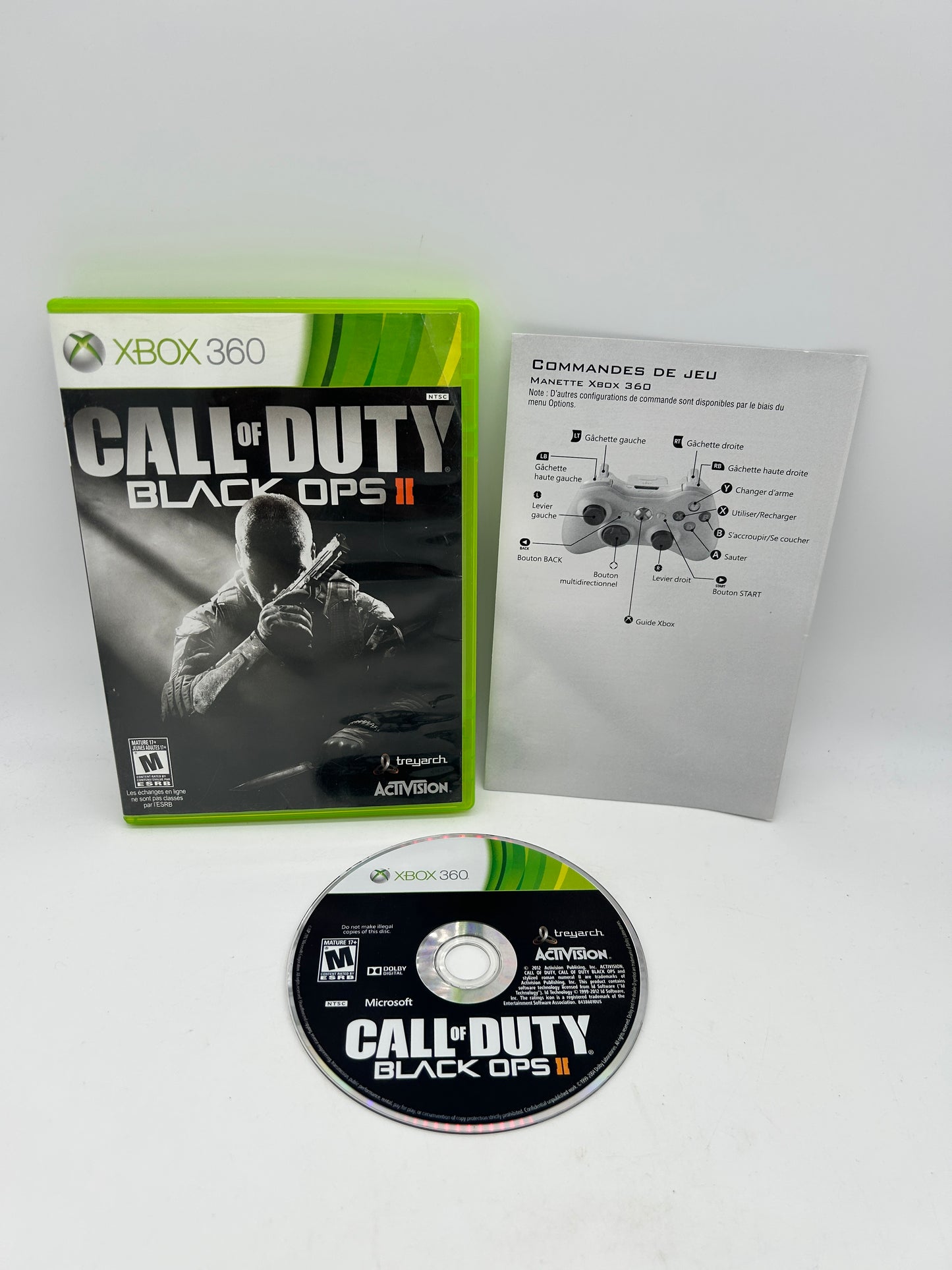 PiXEL-RETRO.COM : MICROSOFT XBOX 360 COMPLETE CIB BOX MANUAL GAME NTSC CALL OF DUTY BLACK OPS II