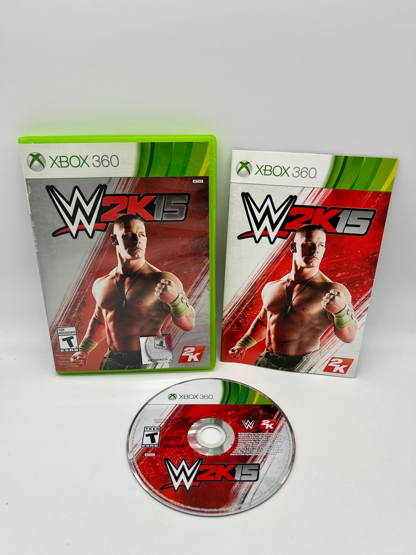 PiXEL-RETRO.COM : MICROSOFT XBOX 360 COMPLETE CIB BOX MANUAL GAME NTSC WWE 2K15