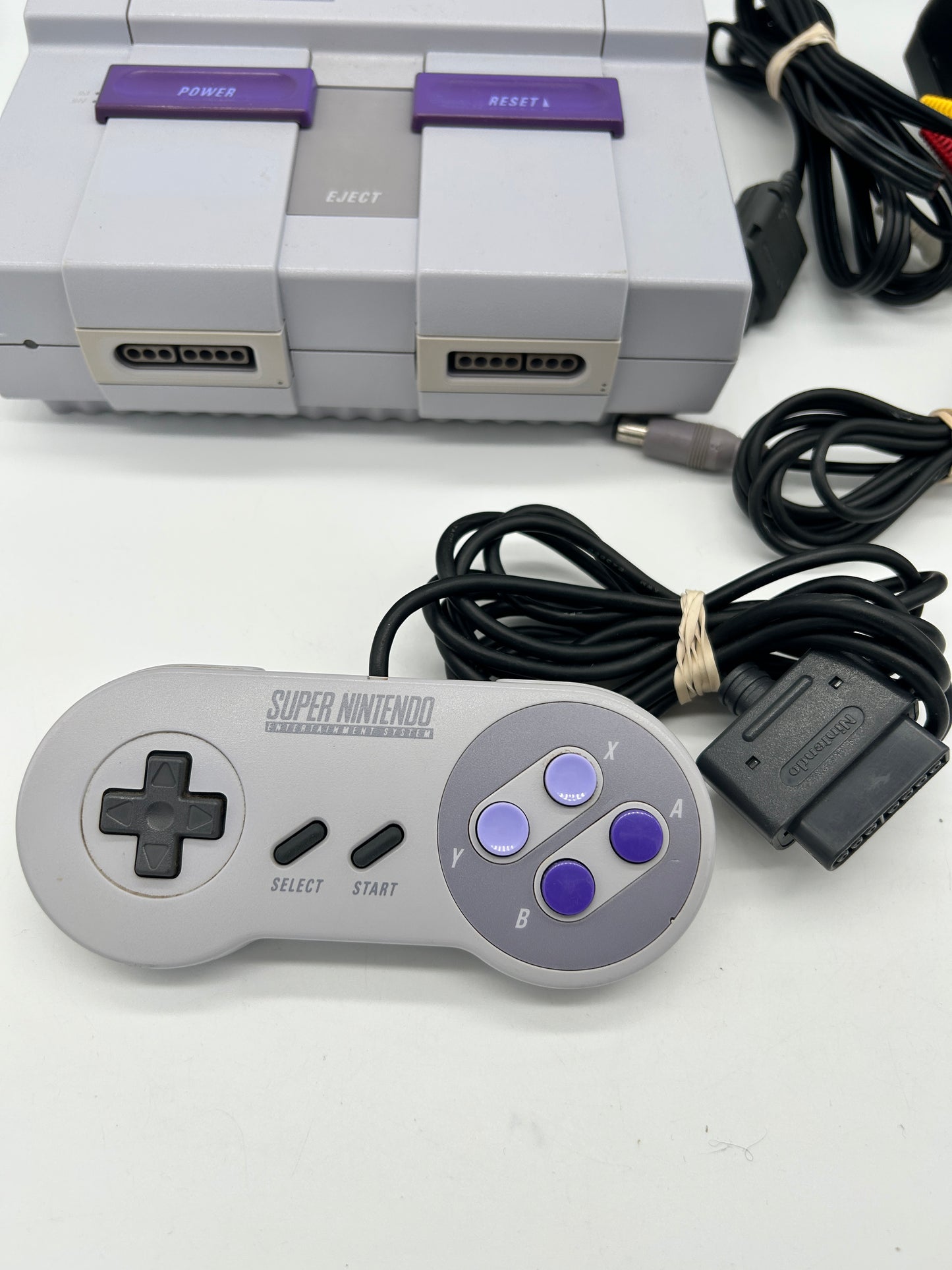SUPER NiNTENDO [SNES] CONSOLE | MODEL GRiSE CONTROL DECK SNS-001