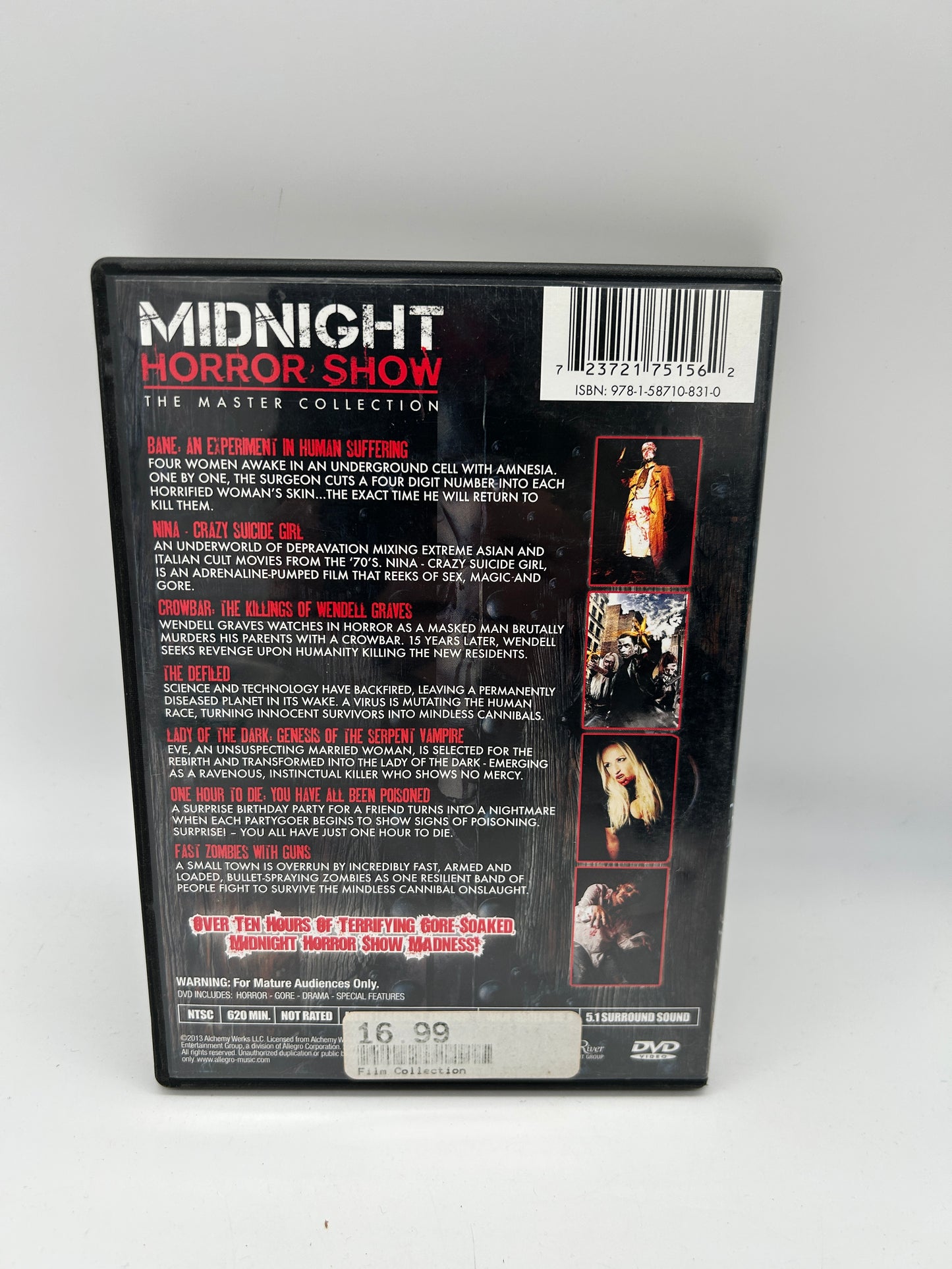 FiLM DVD | MiDNiGHT HORROR SHOW THE MASTER COLLECTiON