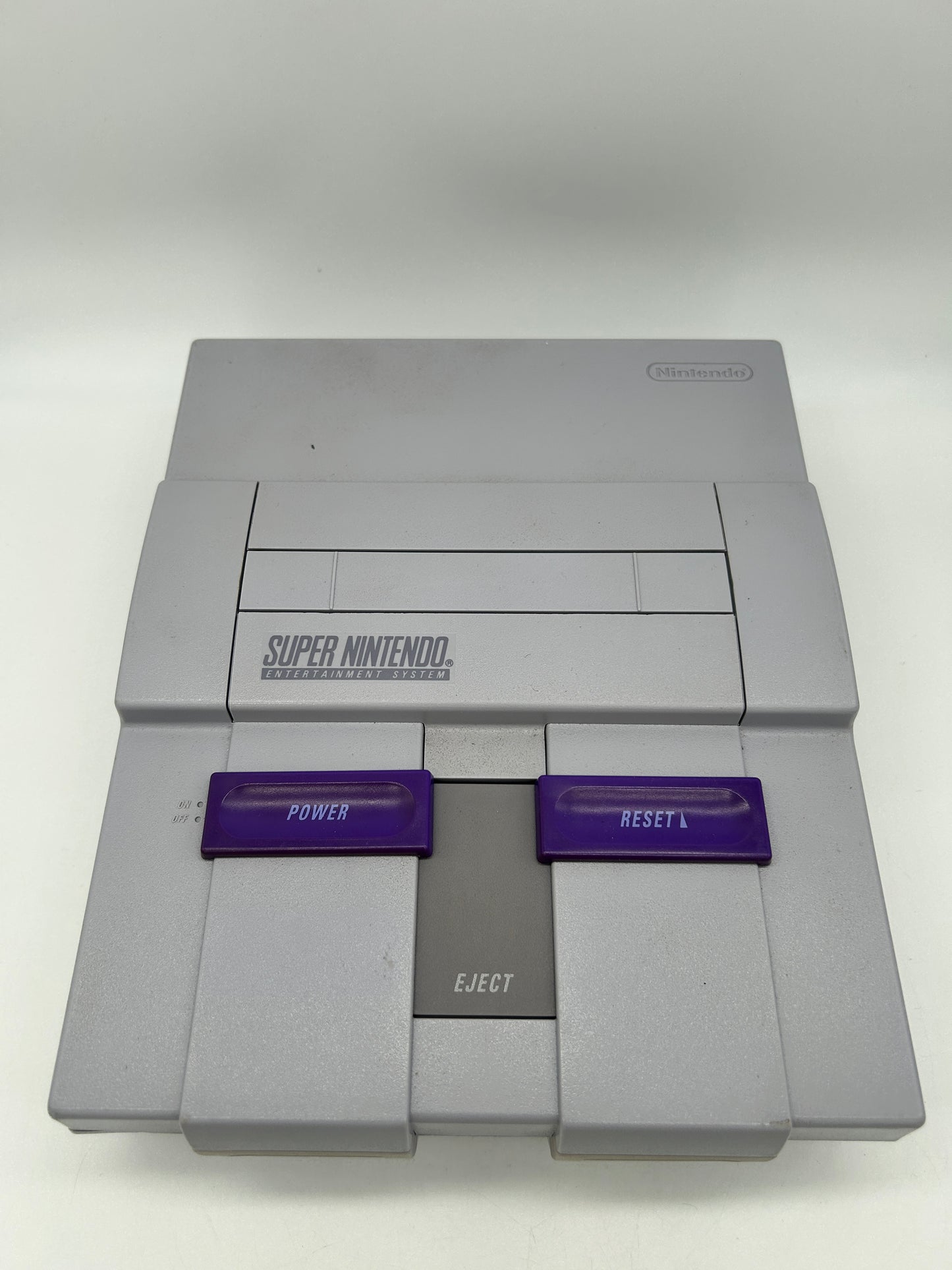 SUPER NiNTENDO [SNES] CONSOLE | MODEL GRiSE CONTROL DECK SNS-001