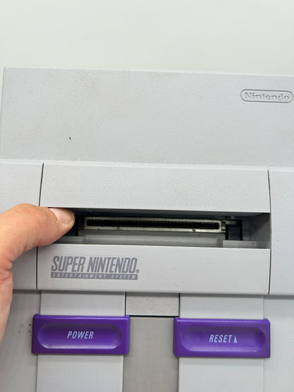 SUPER NiNTENDO [SNES] CONSOLE | MODEL GRiSE CONTROL DECK SNS-001